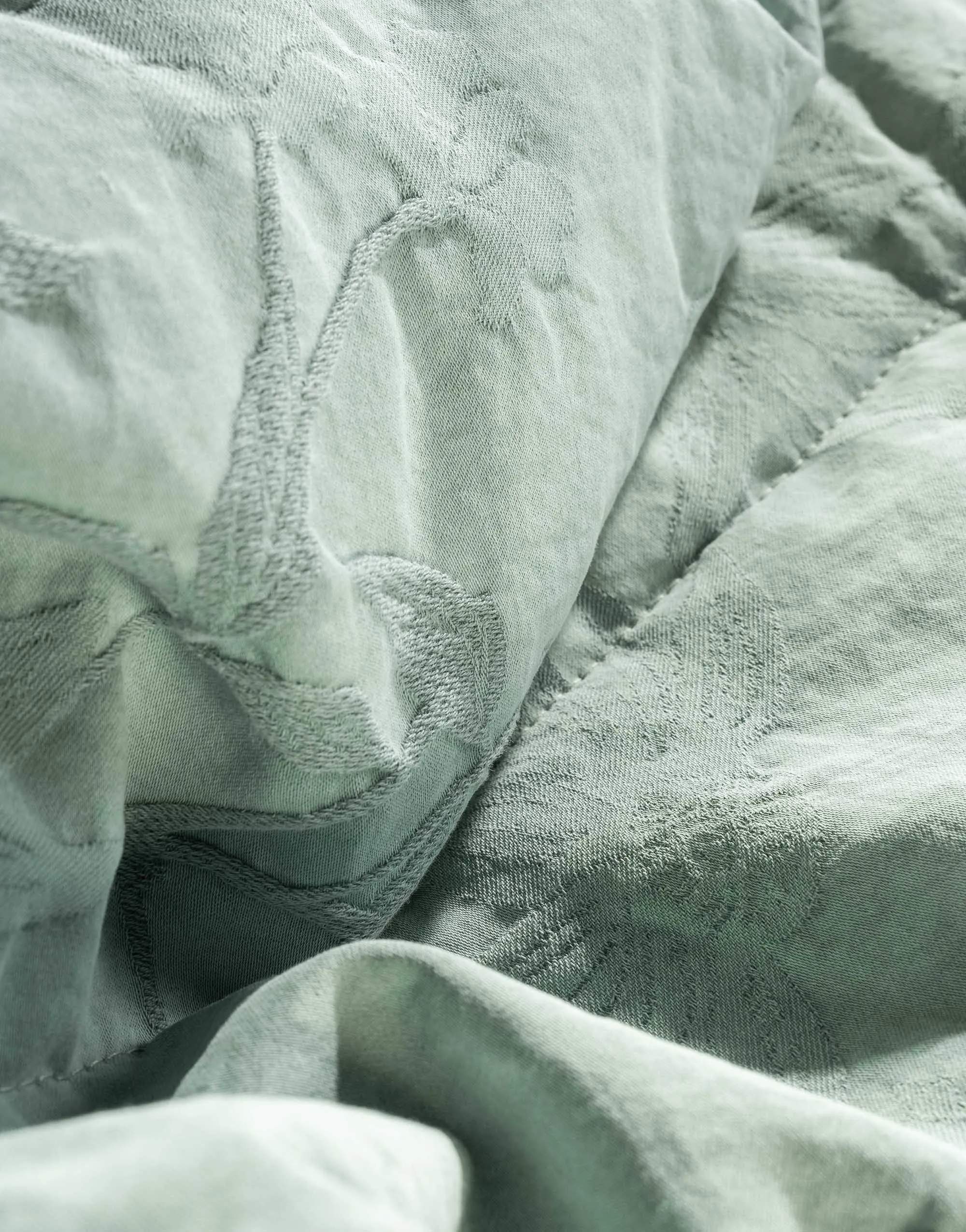 Essenza Sengetæpper Claudine Sengetæppe i Dusty teal, B220 x L265 cm, 3