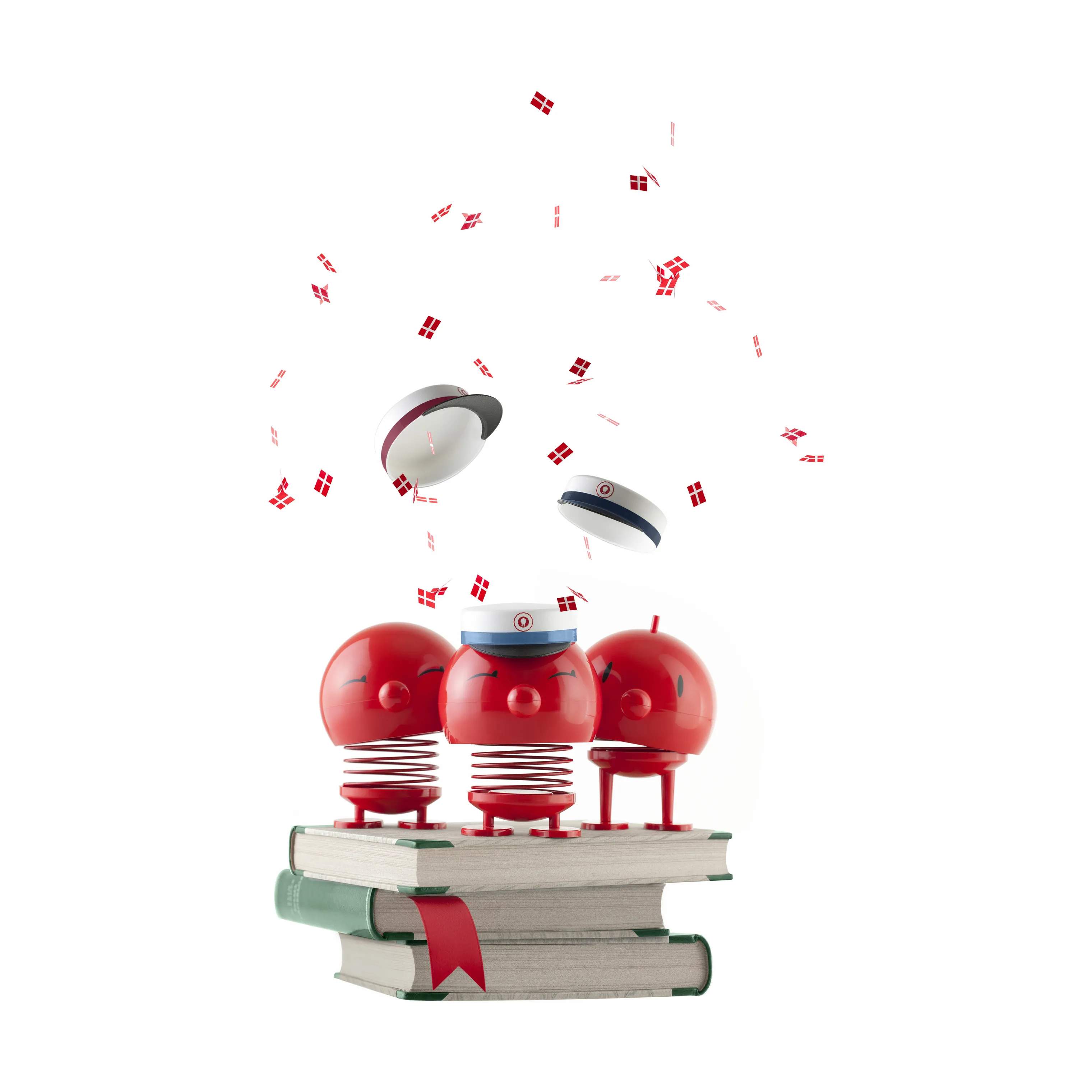 Hoptimist Øvrige figurer Bumble - Student i Rød, 7,5 cm, 4