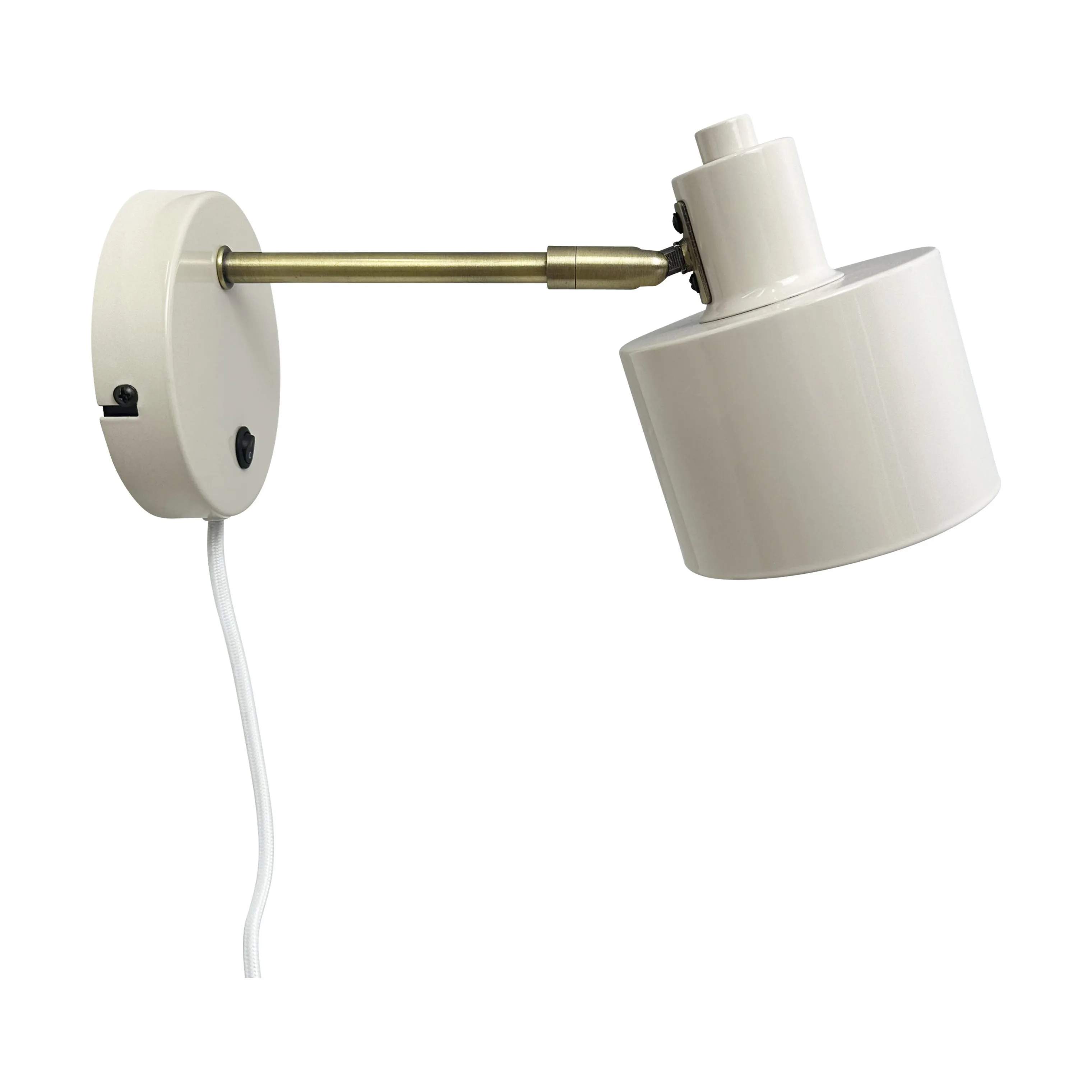 Dyberg Larsen Væglamper Ocean Væglampe i Beige/ Messing, 1