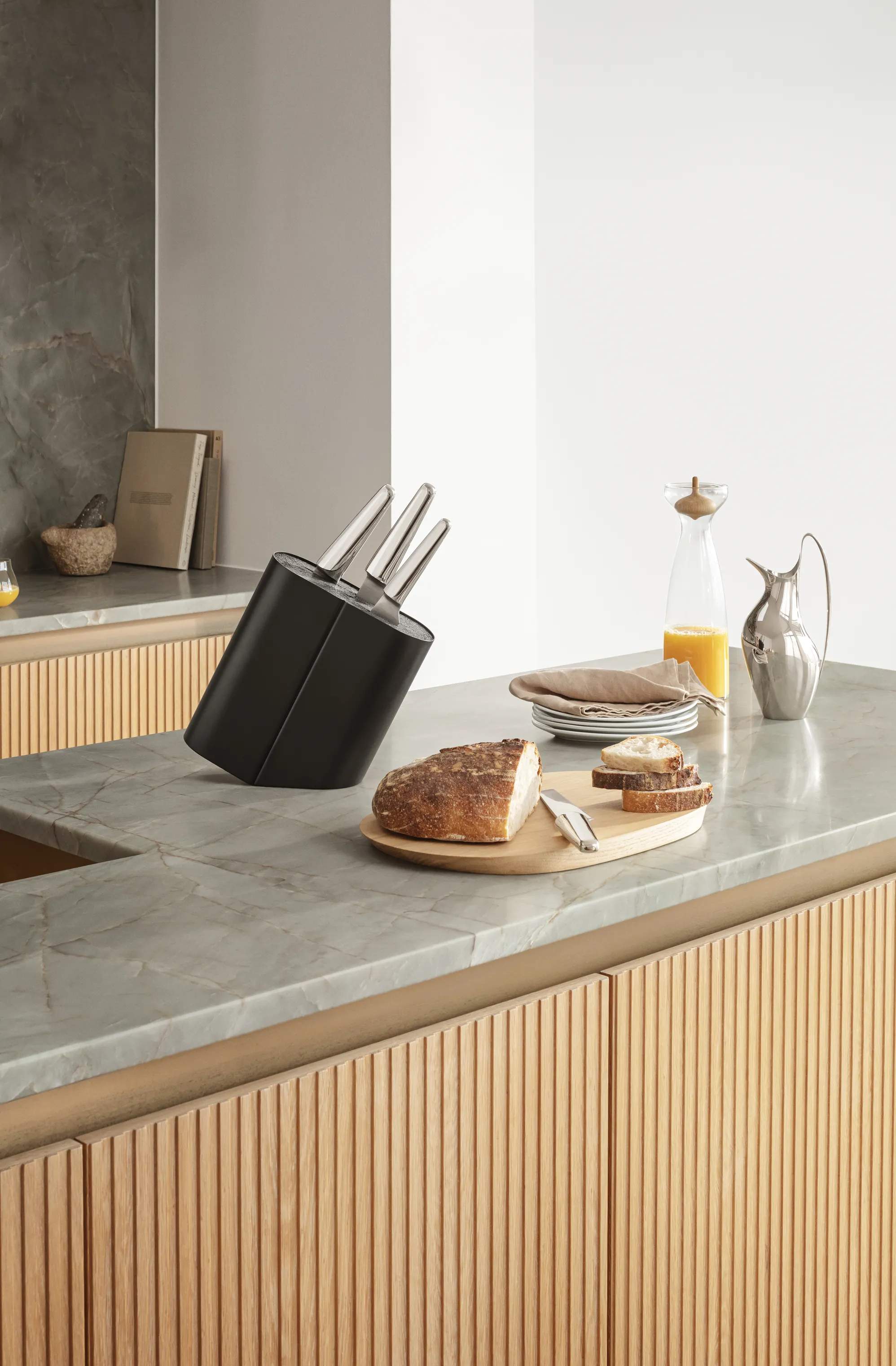 Georg Jensen Knivblokke Alfredo Knivblok i Sort, 2