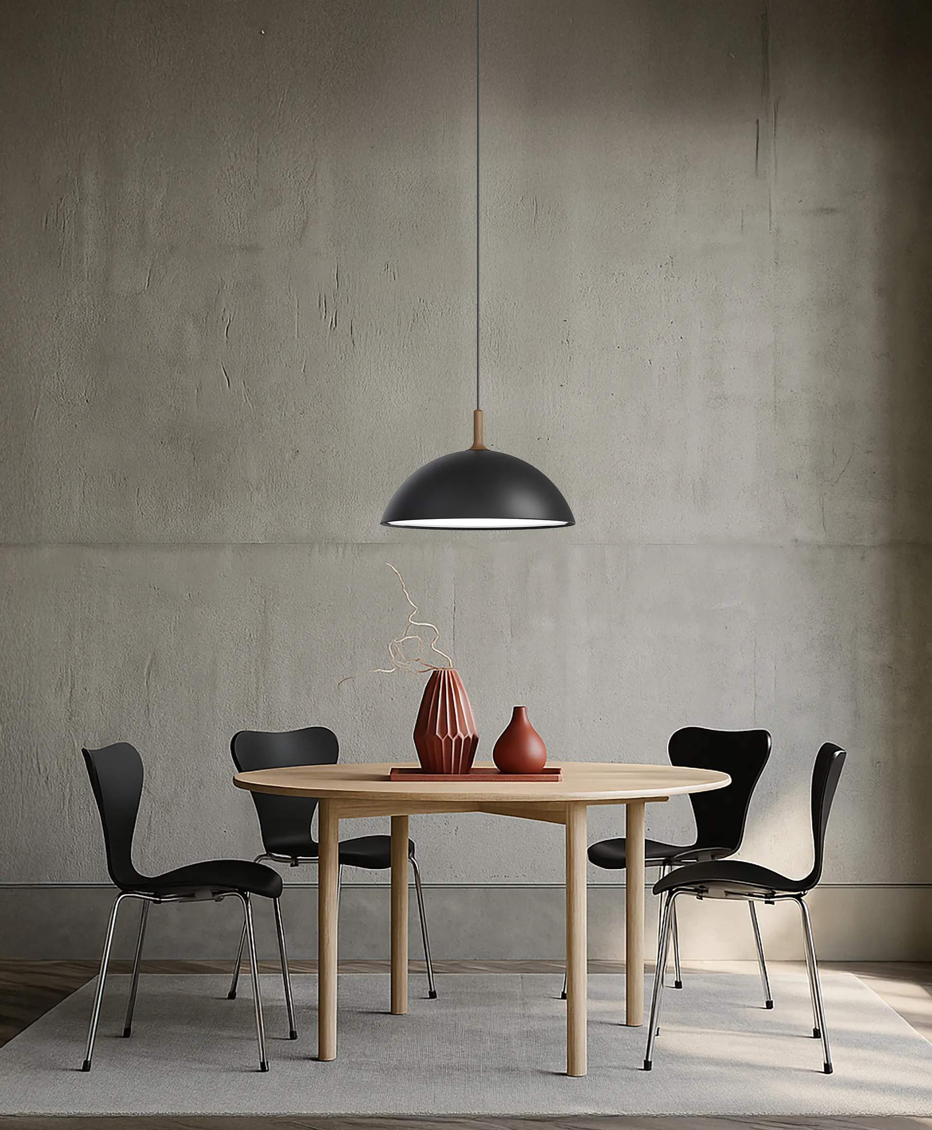 Herstal Pendler Bloom Bowl Pendel i Sort, 2