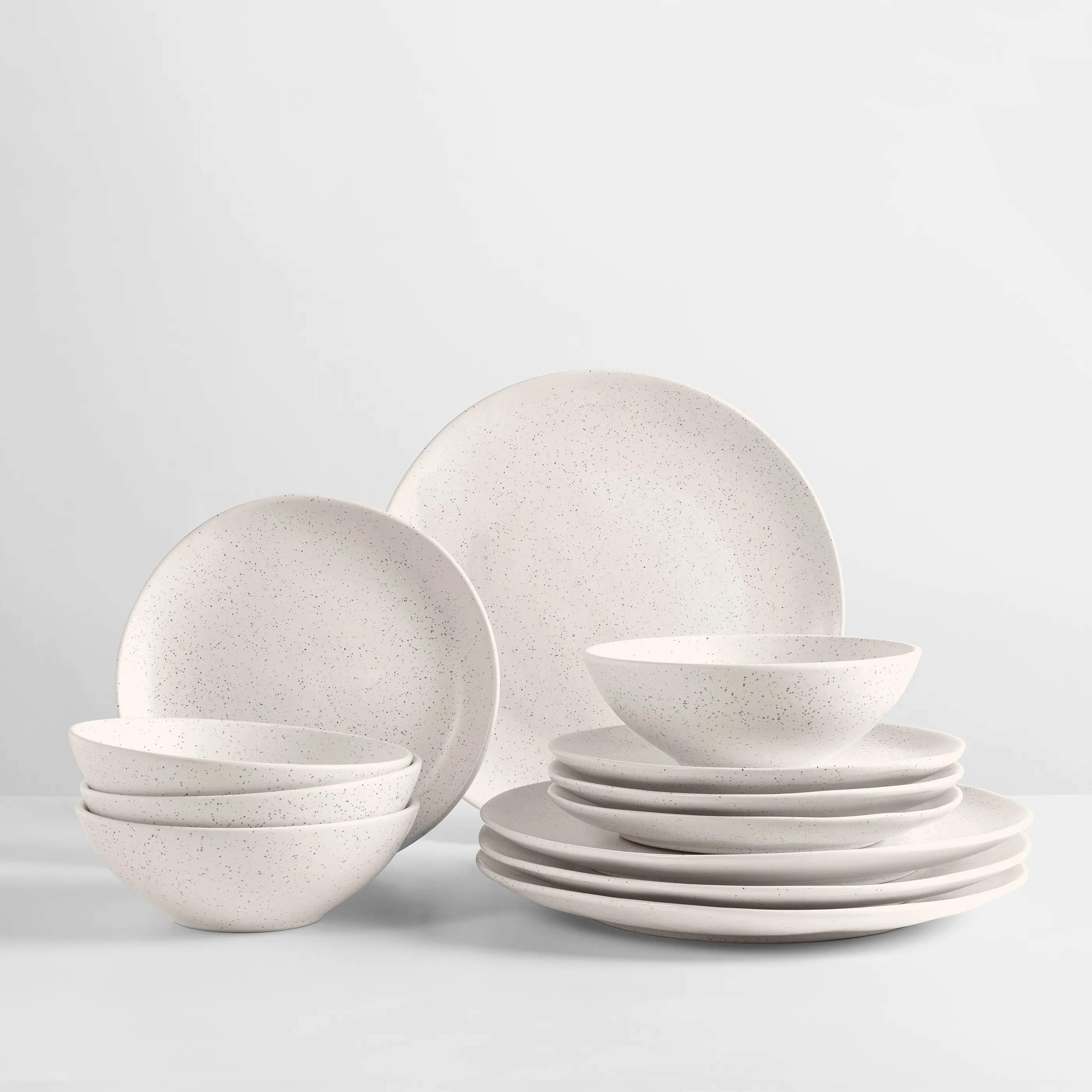 Broste Copenhagen Middagstallerkener NORDIC SAND Nordic Vanilla Middagstallerken i 26 cm, 3