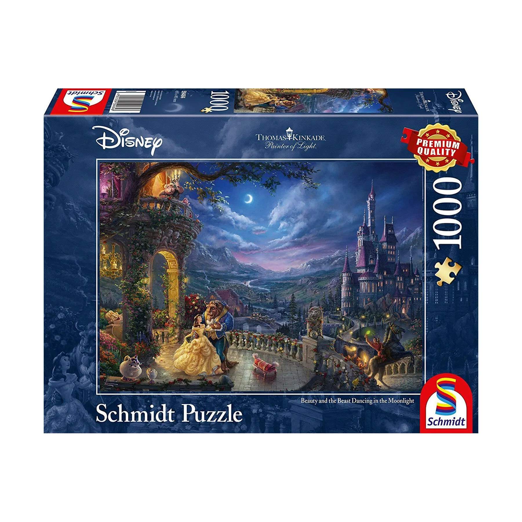 Spilbræt Puslespil Puzzle - Disney Skønheden & Udyret i Skønheden & Udyret, 1