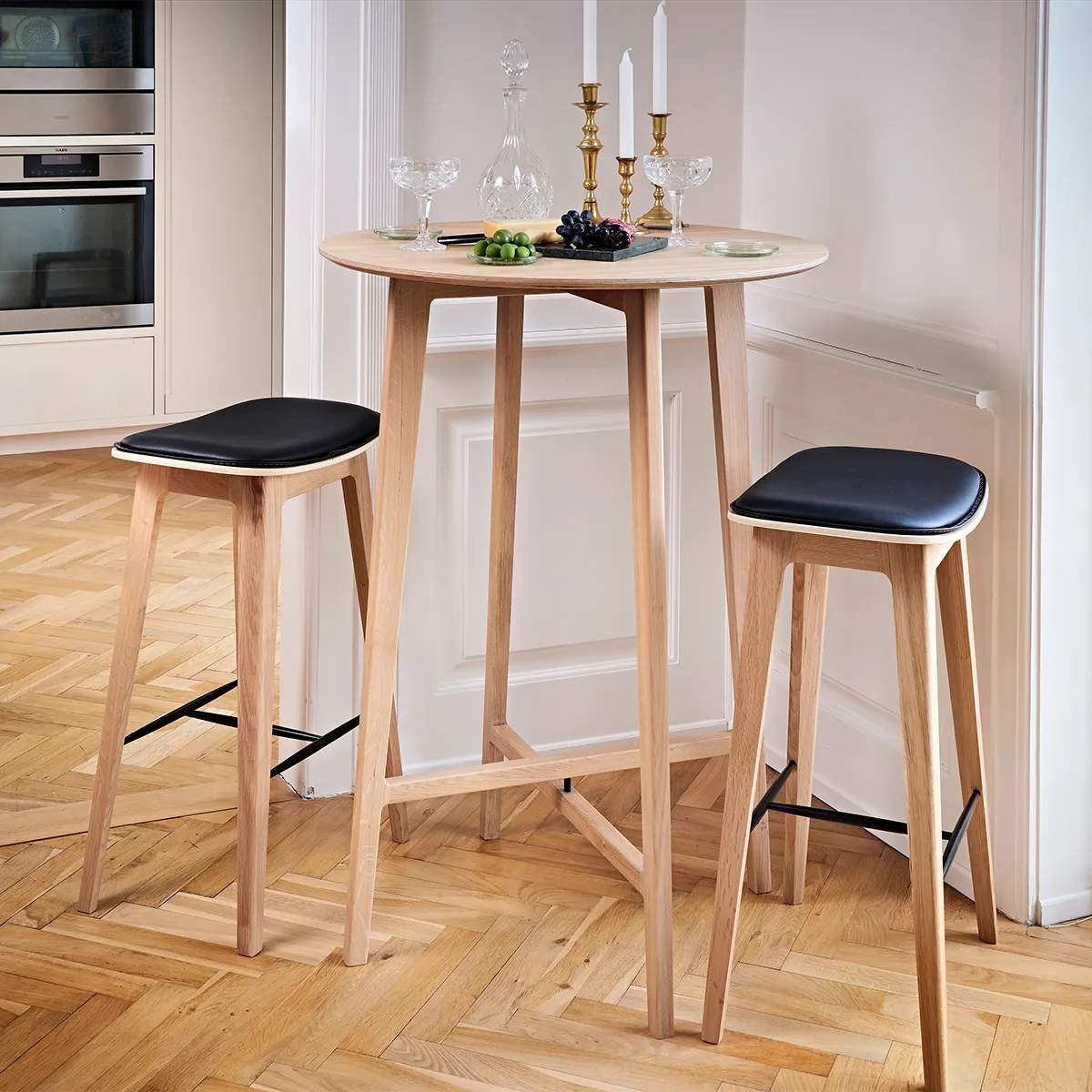 SACKit Barstole Nordic Barstol i Sort, 68,5 cm, 2