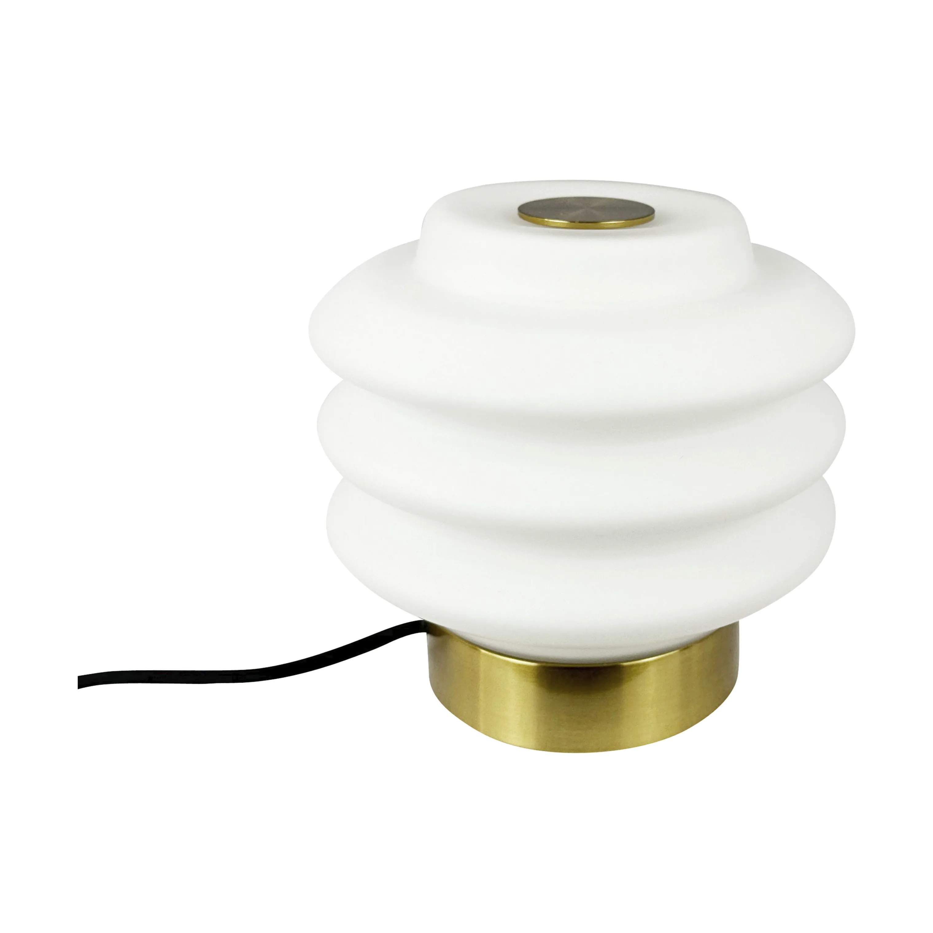 Dyberg Larsen Bordlamper Diva Bordlampe i Opal/ Messing, 15 cm, 1