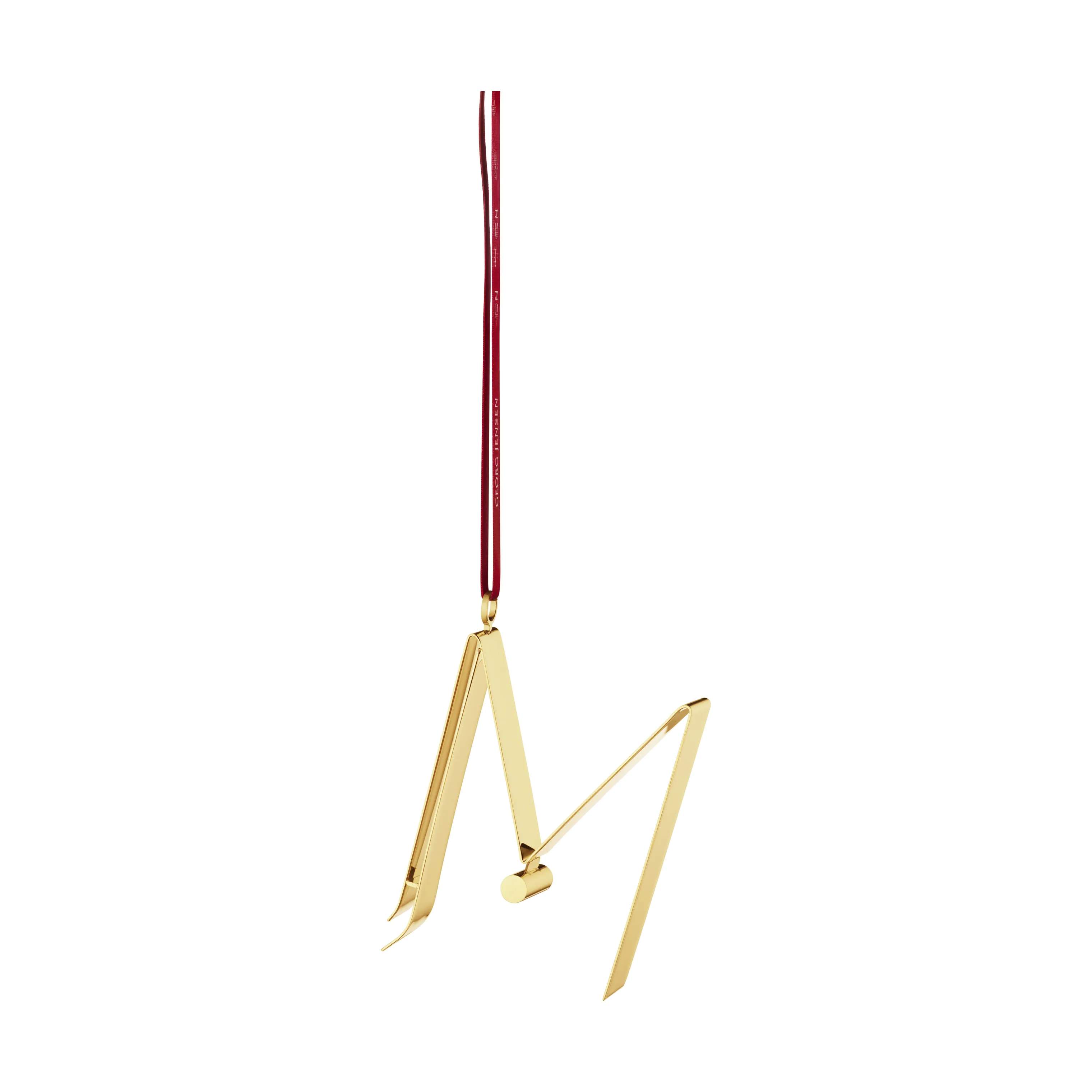 Georg Jensen Juleophæng Seasonal Christmas Collection Bogstavornament - M i M, 1