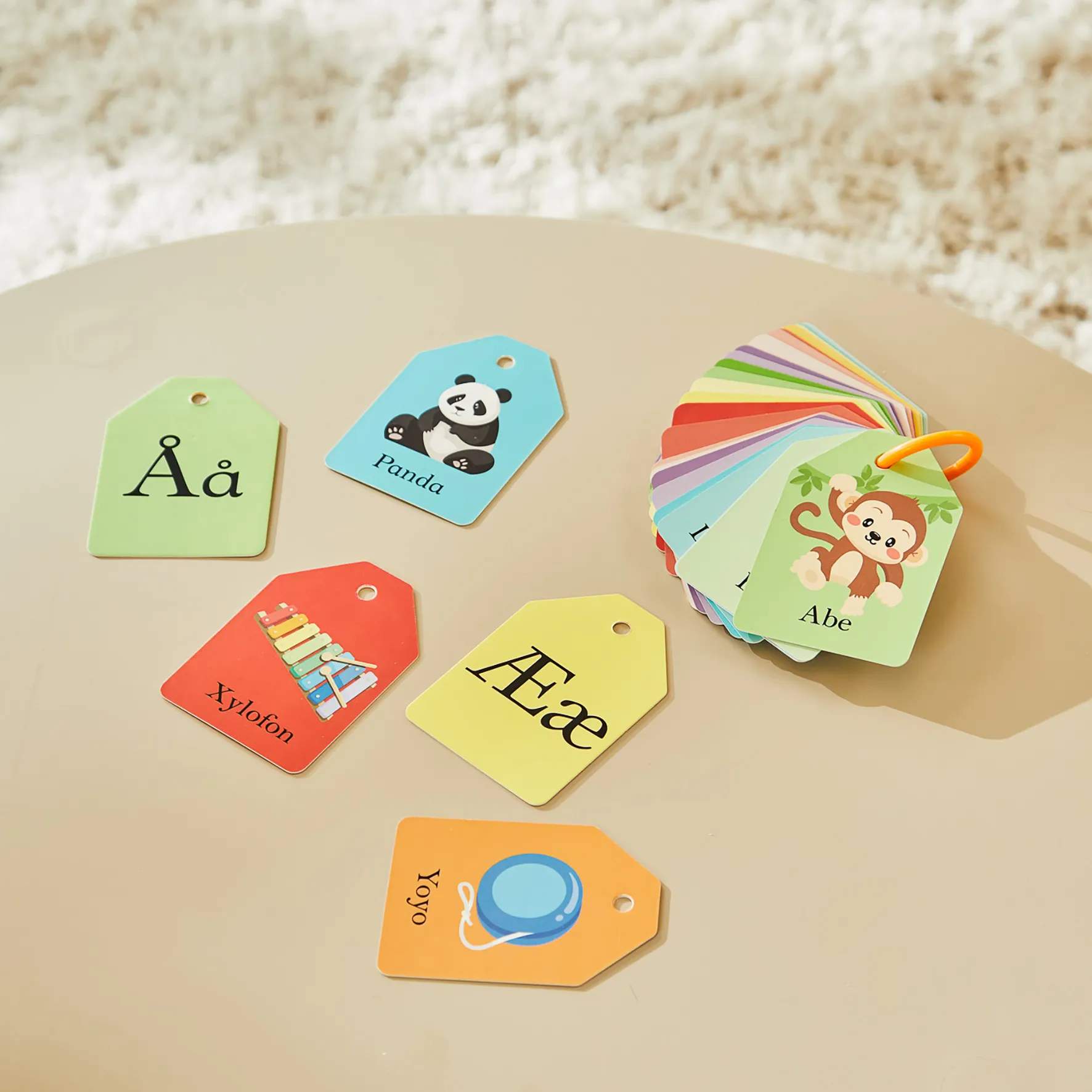 Barbo Toys Spil Barbo Classic Ordkort - Alfabetet ABC i Alfabetet, 2