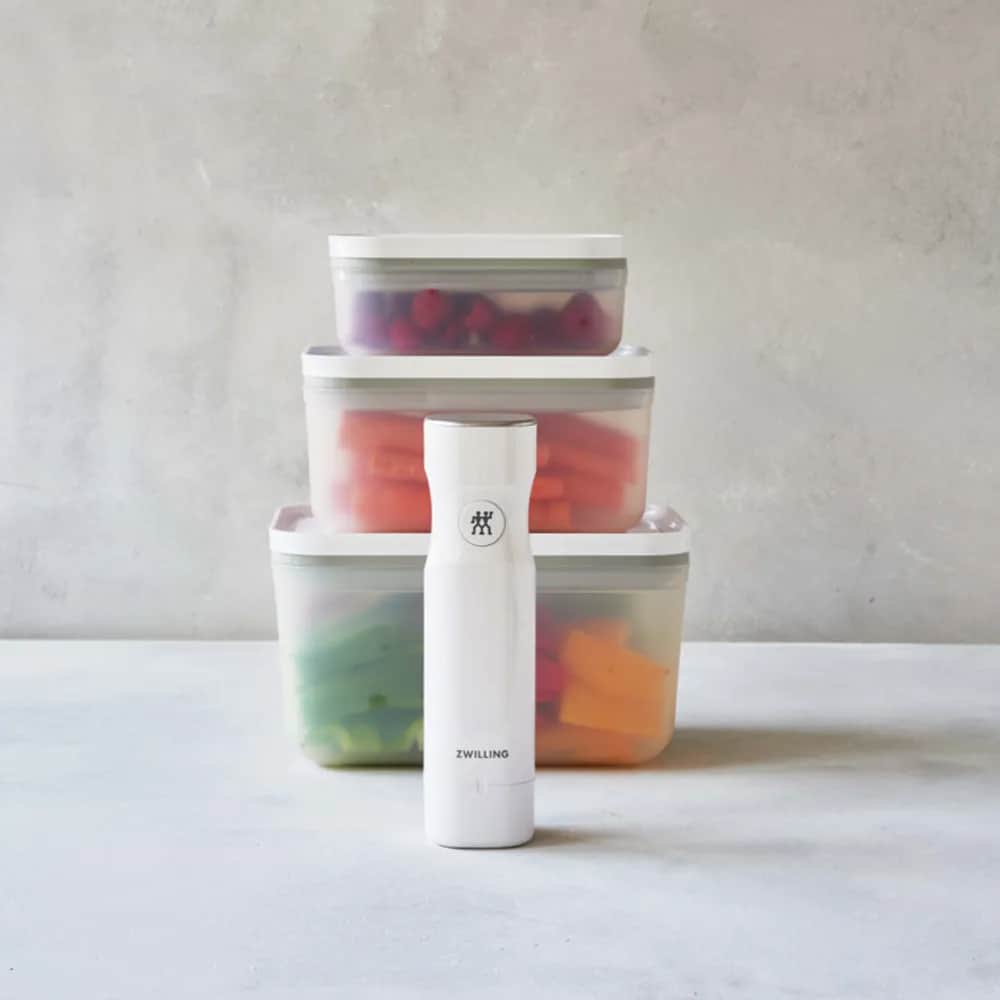 Zwilling Opbevaringsbokse Fresh & Save Vakuumbokssæt - 3 dele i BPA-fri plastik, Silikone, 2