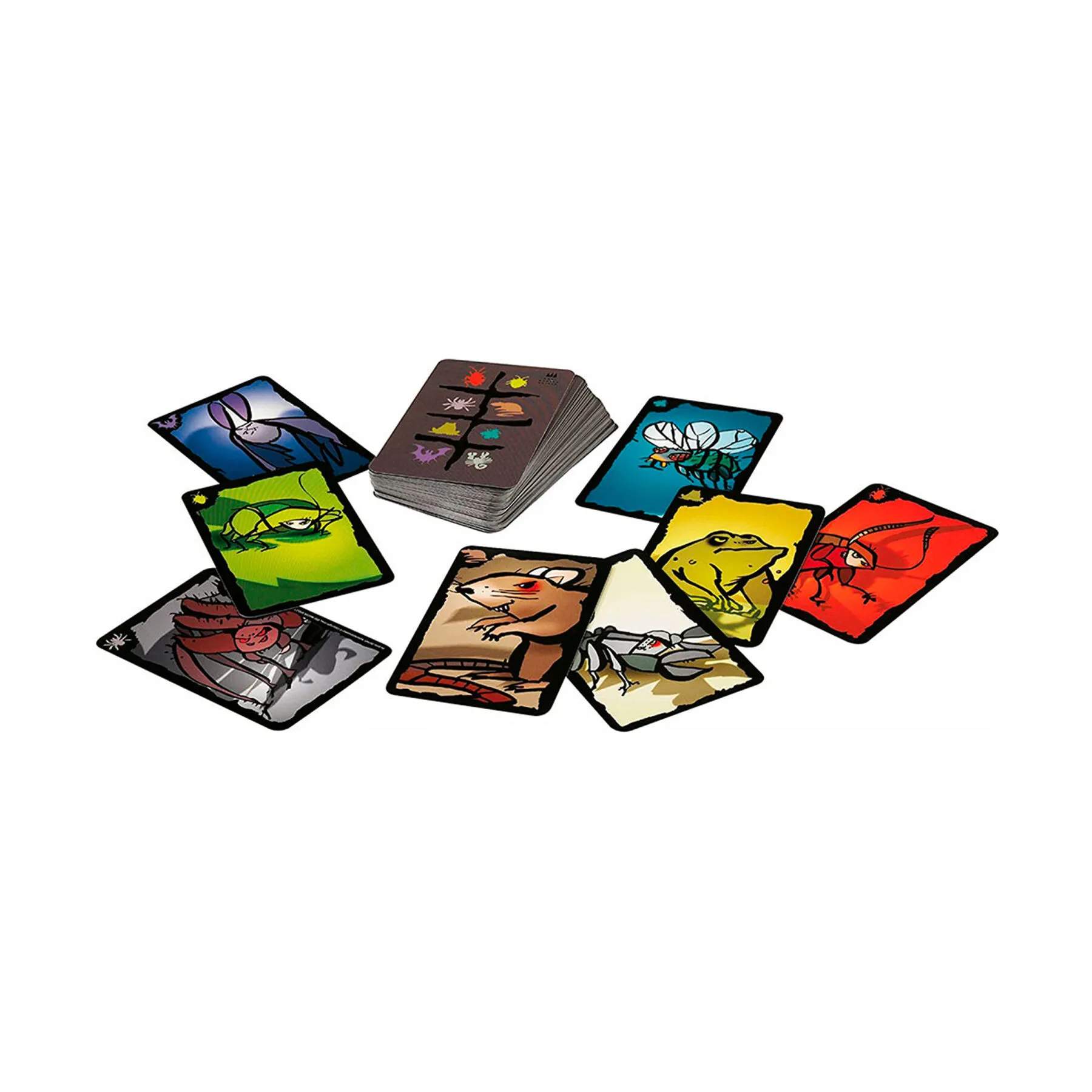 Spilbræt Spil Kortspil - Cockroach Poker i Multifarvet, 4