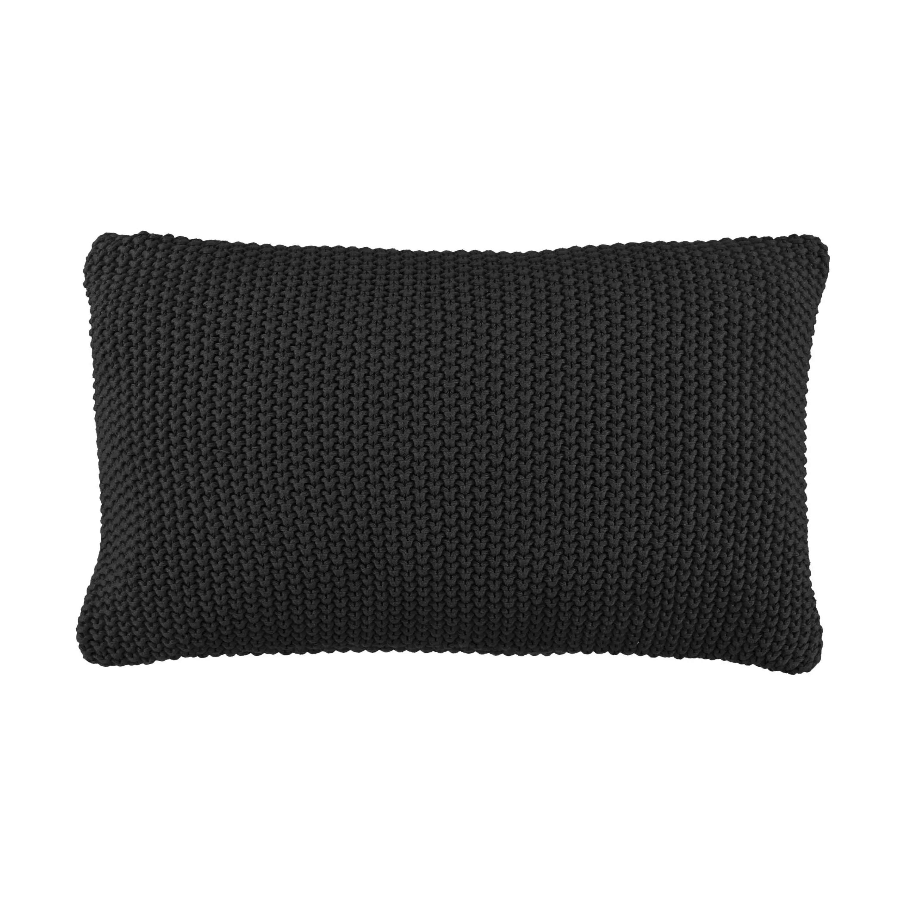 Marc O'Polo Pyntepuder Nordic Knit Pyntepude i Sort, H13 x B30 cm, 1
