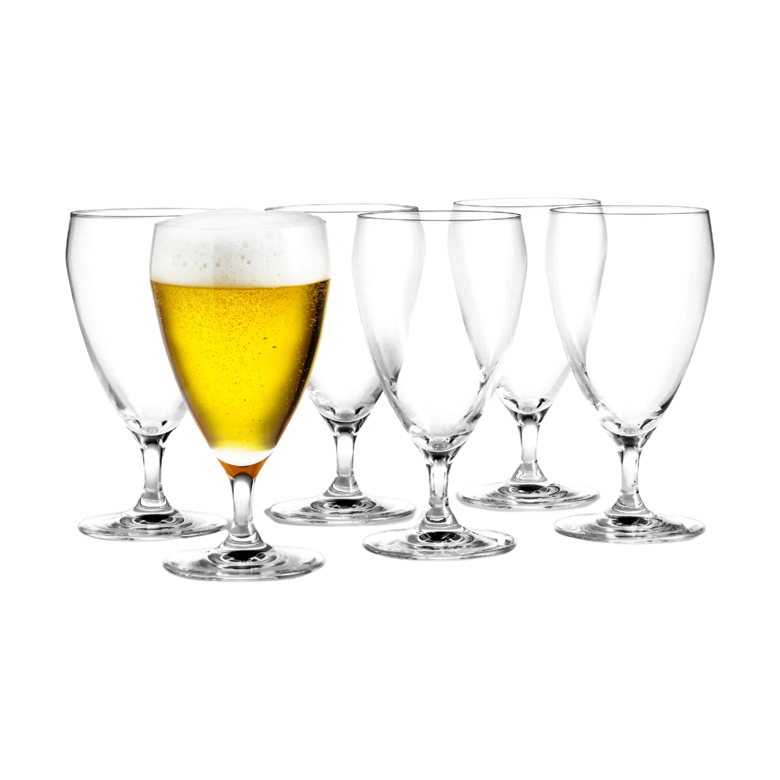 Holmegaard Ølglas Perfection Ølglas - 6 stk. i Klar, 1