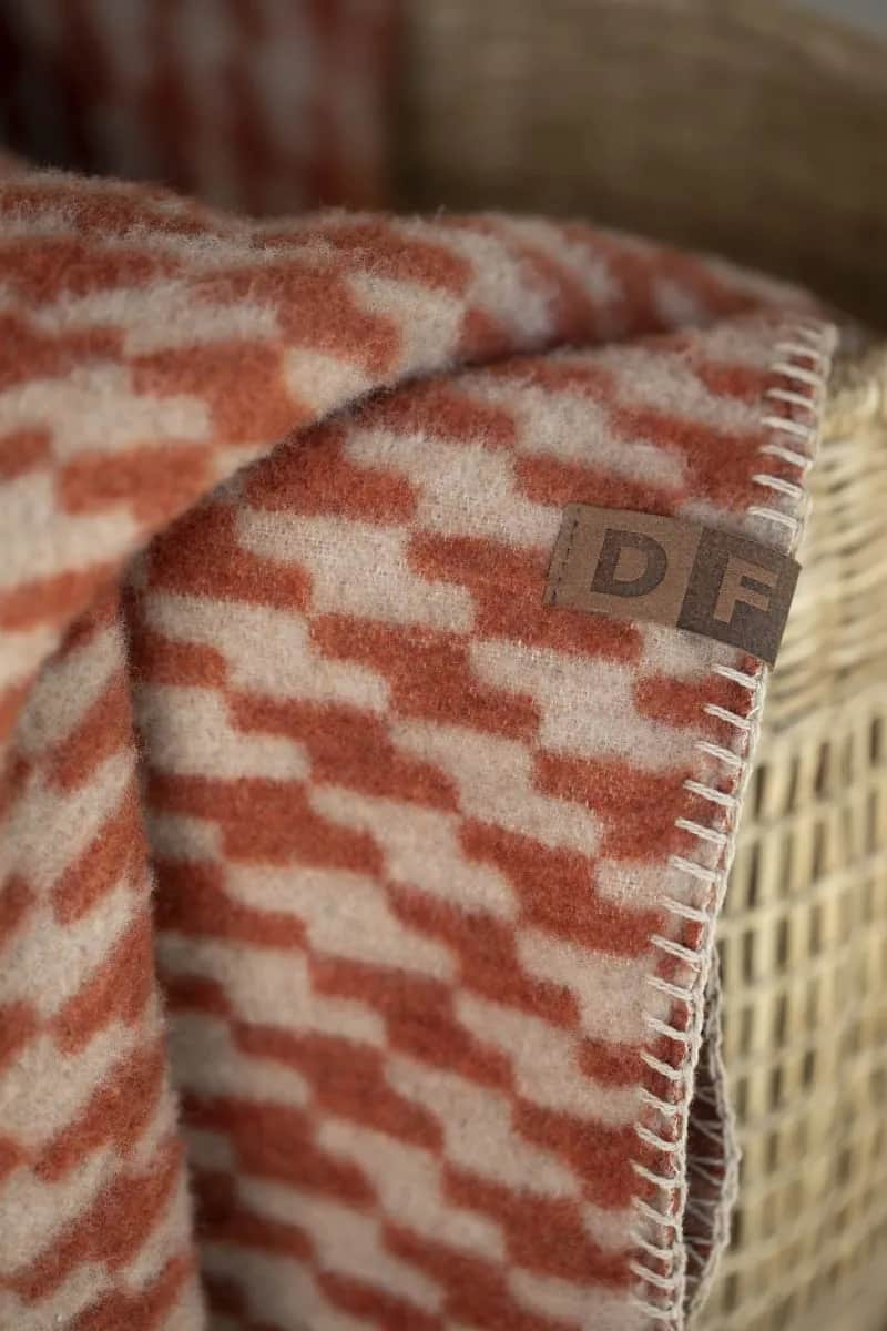 Fusenegger Plaider Merano Plaid i Terra Cotta, 2