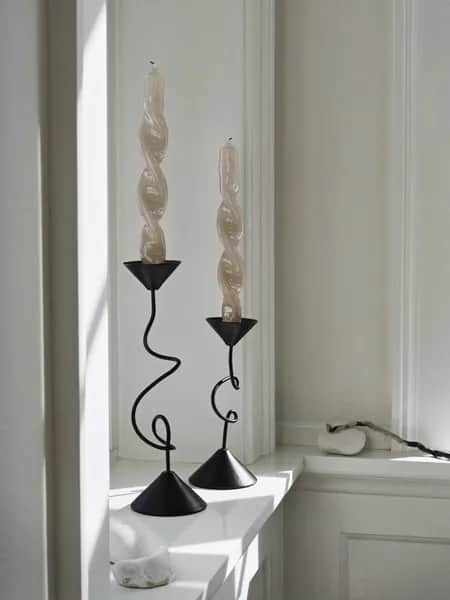 Broste Copenhagen Kronelysestage Selma Lysestage i 19,5 cm, 3