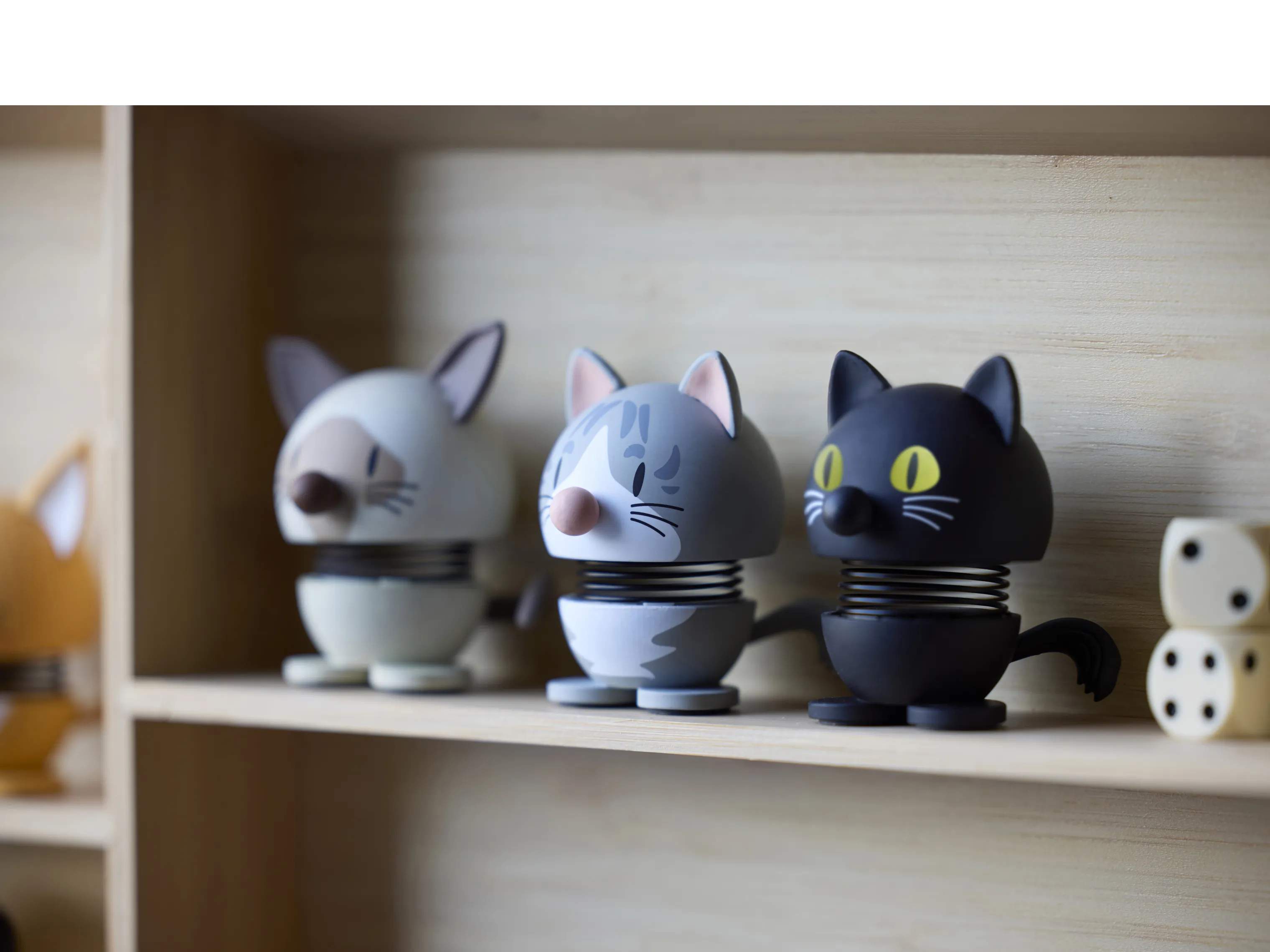 Hoptimist Dyrefigurer Mini Animals Kat - Siameser i Siameser, 2