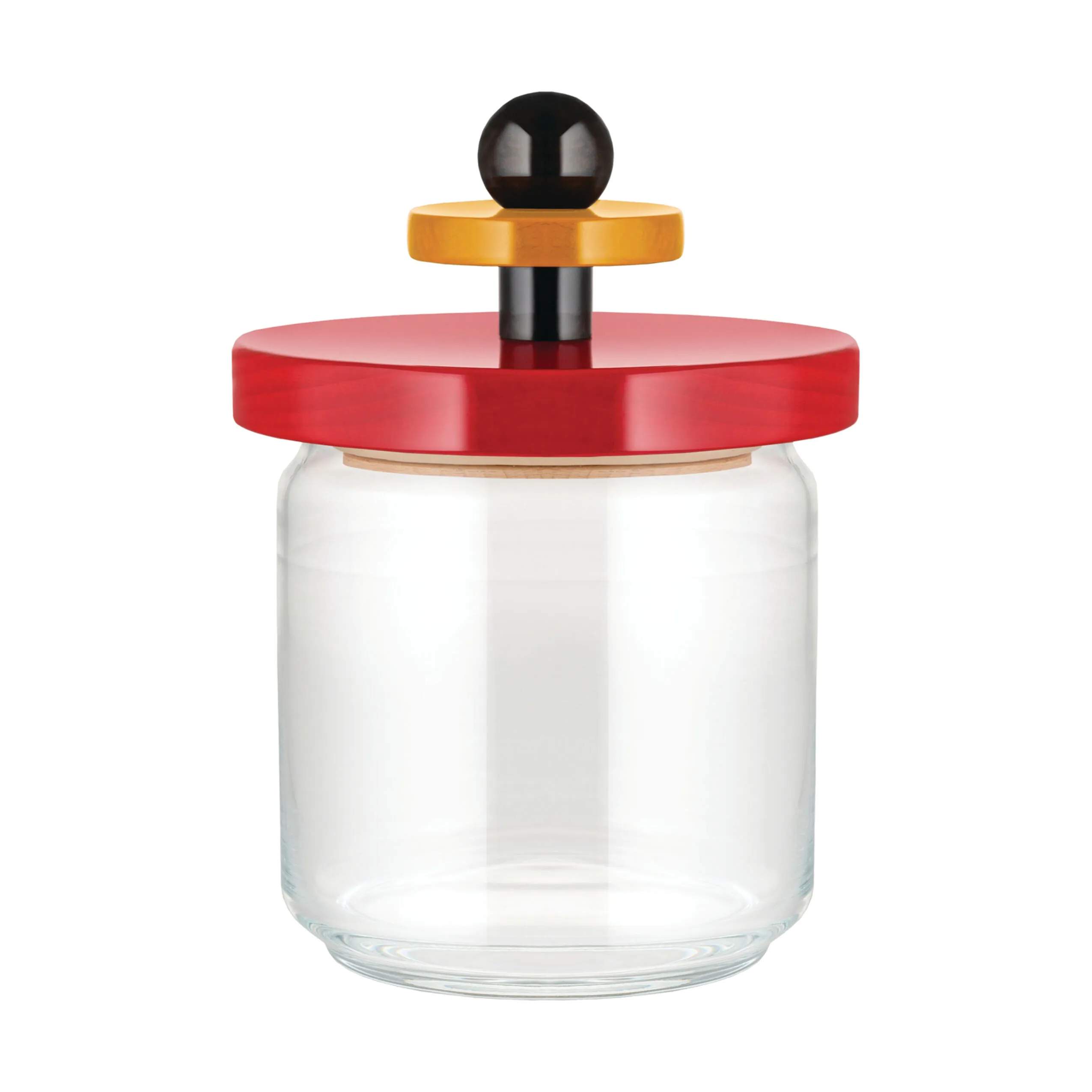 Alessi Opbevaringsglas ES16 Opbevaringsglas i rød, 75 cl, 1