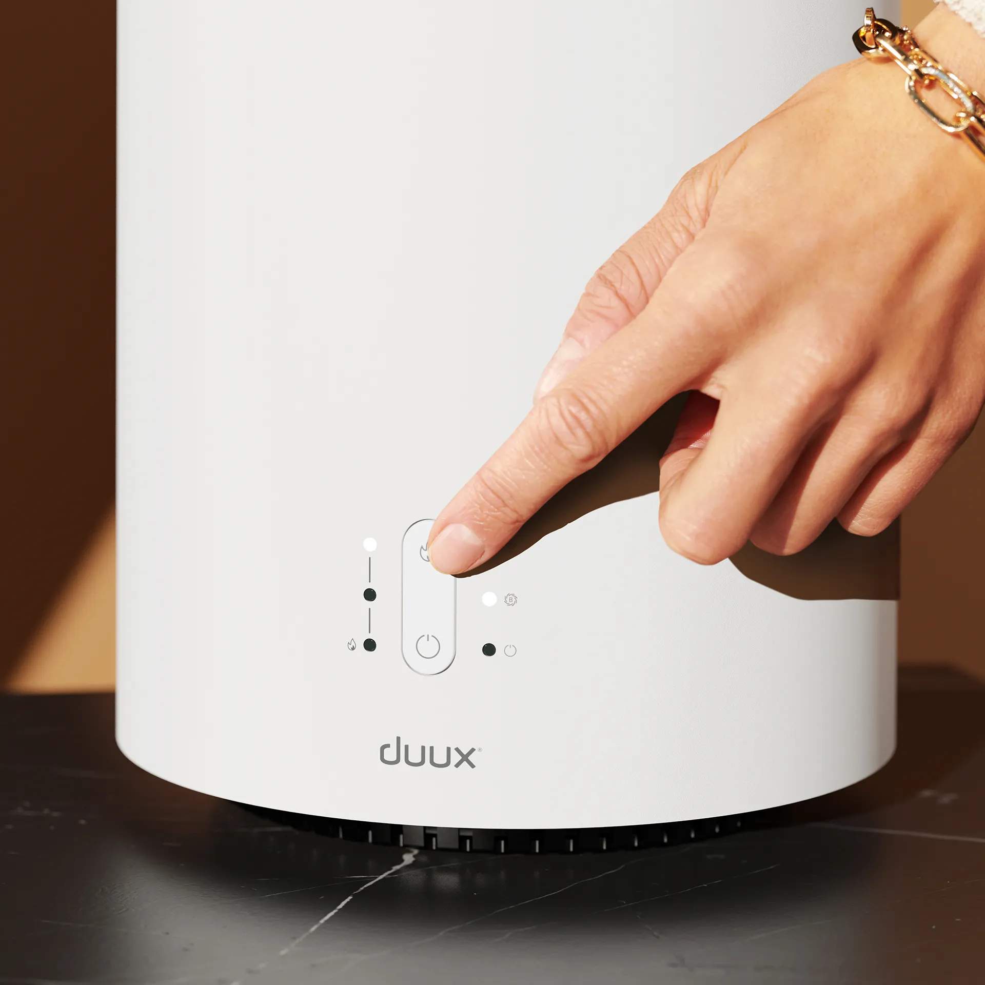 Duux Ventilatorer Threesixty 2 Smart Varmeblæser i Hvid, 3