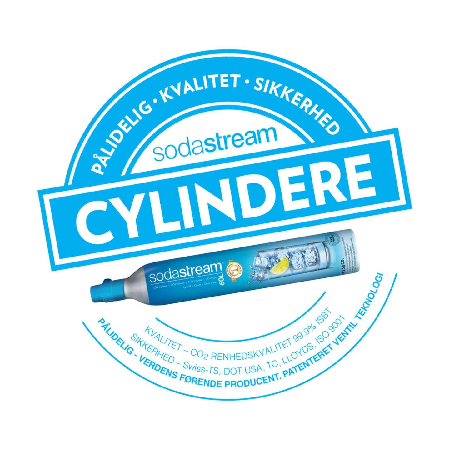 SodaStream Kulsyrepatroner Kulsyrepatron i Blå, 2
