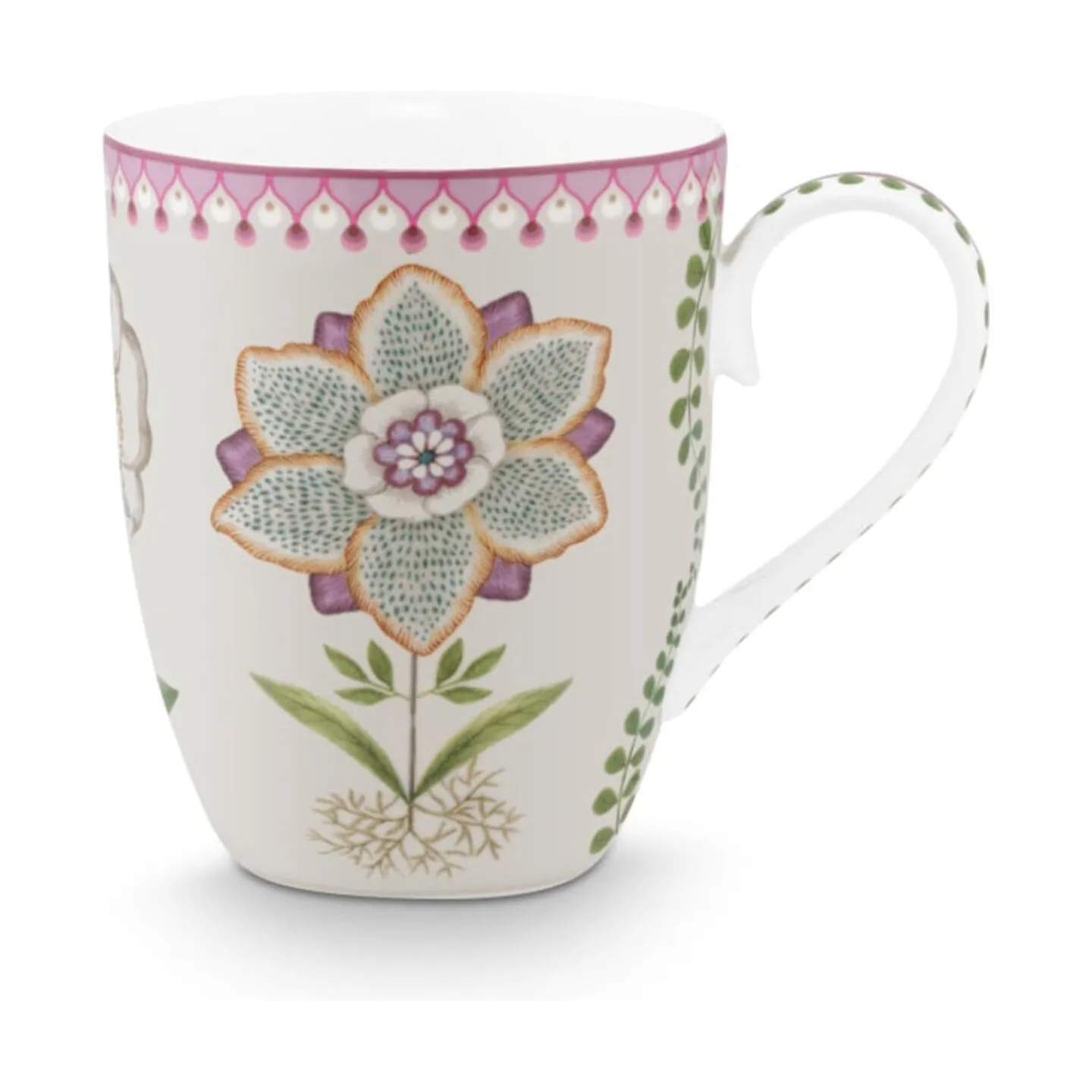 PIP Studio Krus og kopper med hank Lily & Lotus Krus i Lilla, 1