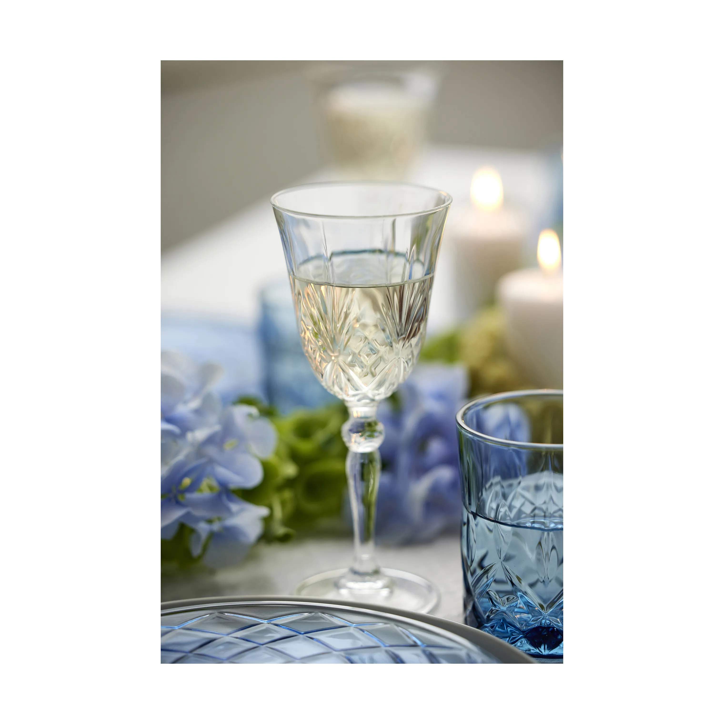 Lyngby Glas Hvidvinsglas Melodia Hvidvinsglas - 4 stk. i Klar, 21 cl, 5