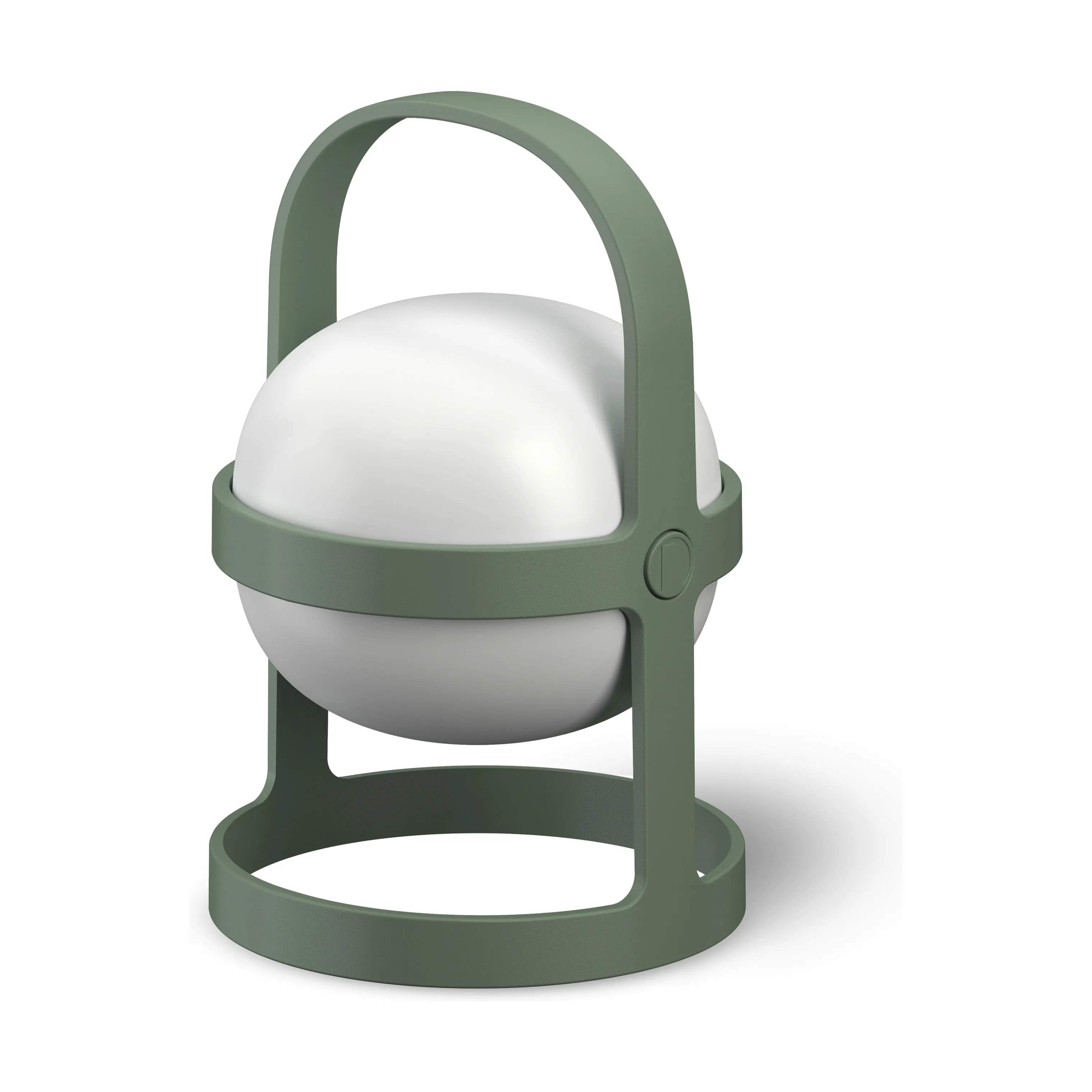 Soft Spot Solar Circular Lampe, pine green, large