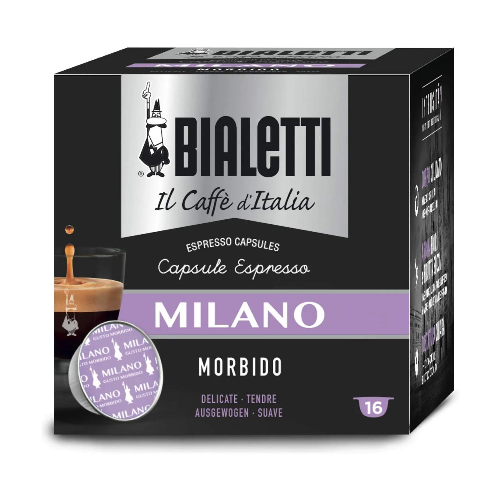Bialetti kaffe Milano Kaffekapsler