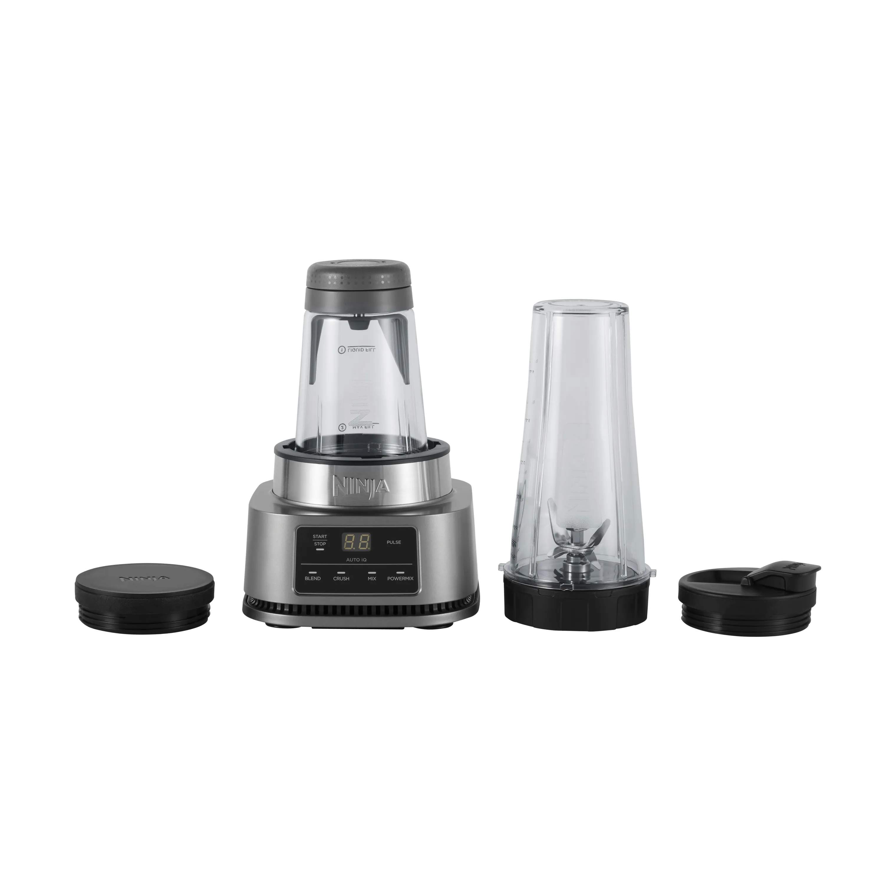 Ninja Blendere Foodi Power Nutri 2-i-1 Blender i sølvfarvet, 8