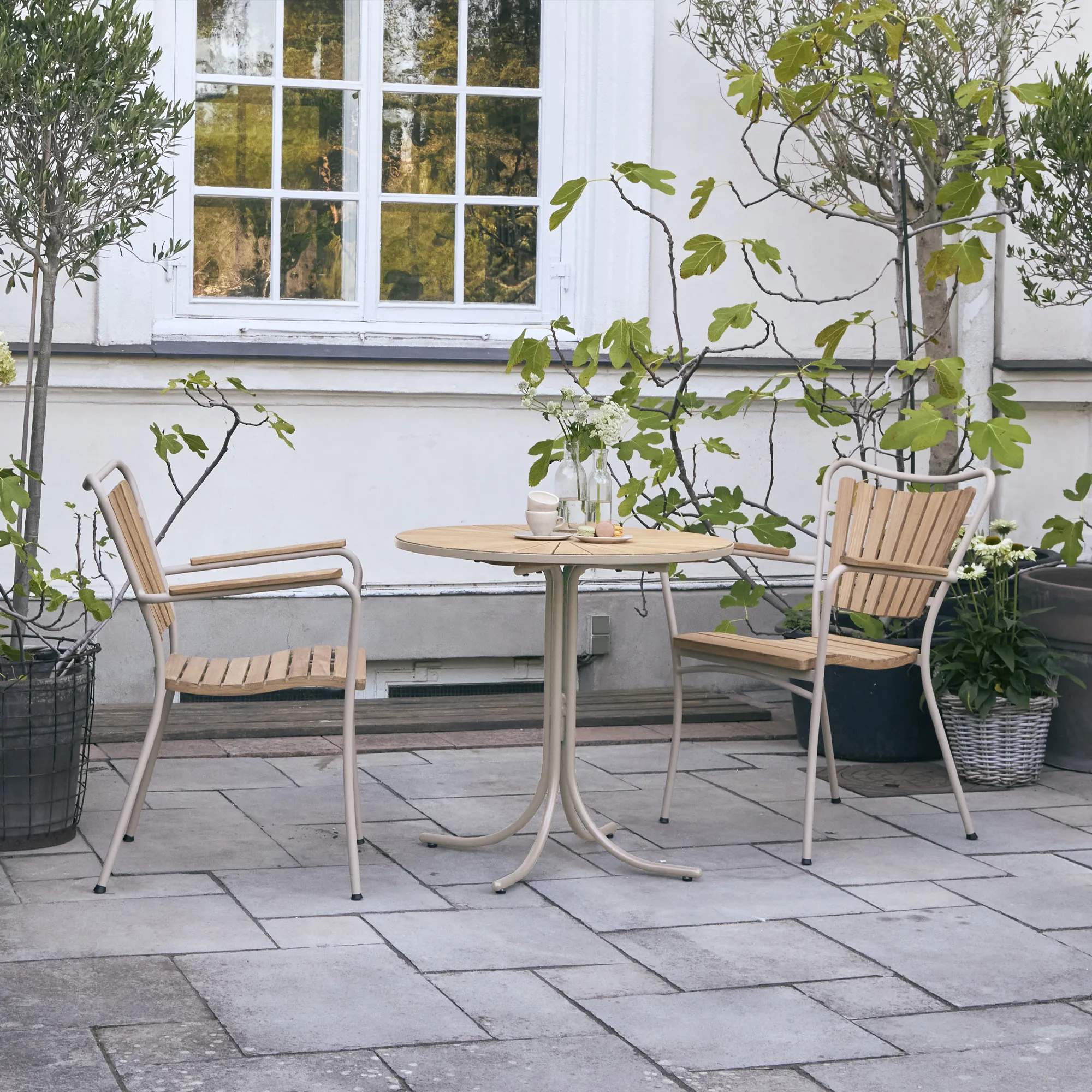 Mandalay Cafésæt Marguerit Cafésæt - 3 dele i Taupe, 70 cm, 4