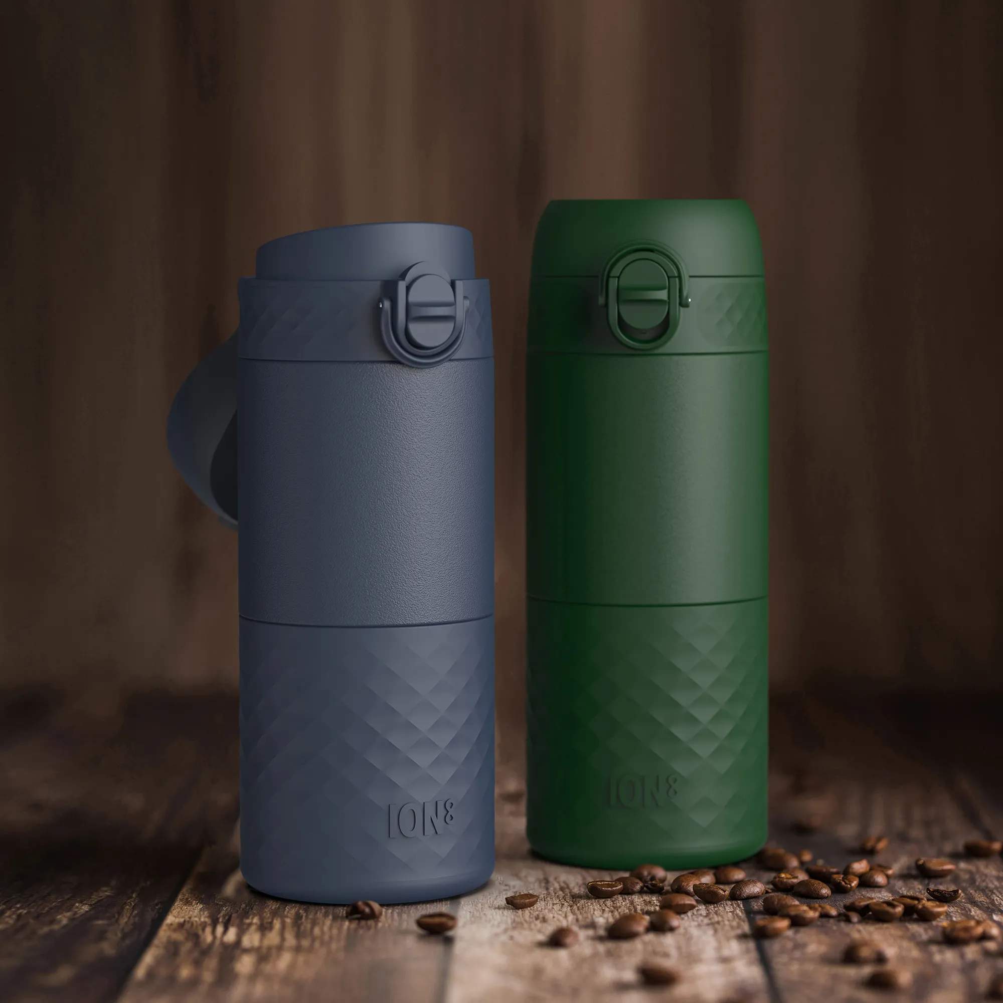 Ion8 To go kopper Travel Mugs To Go Termokop i Dark Green, 3