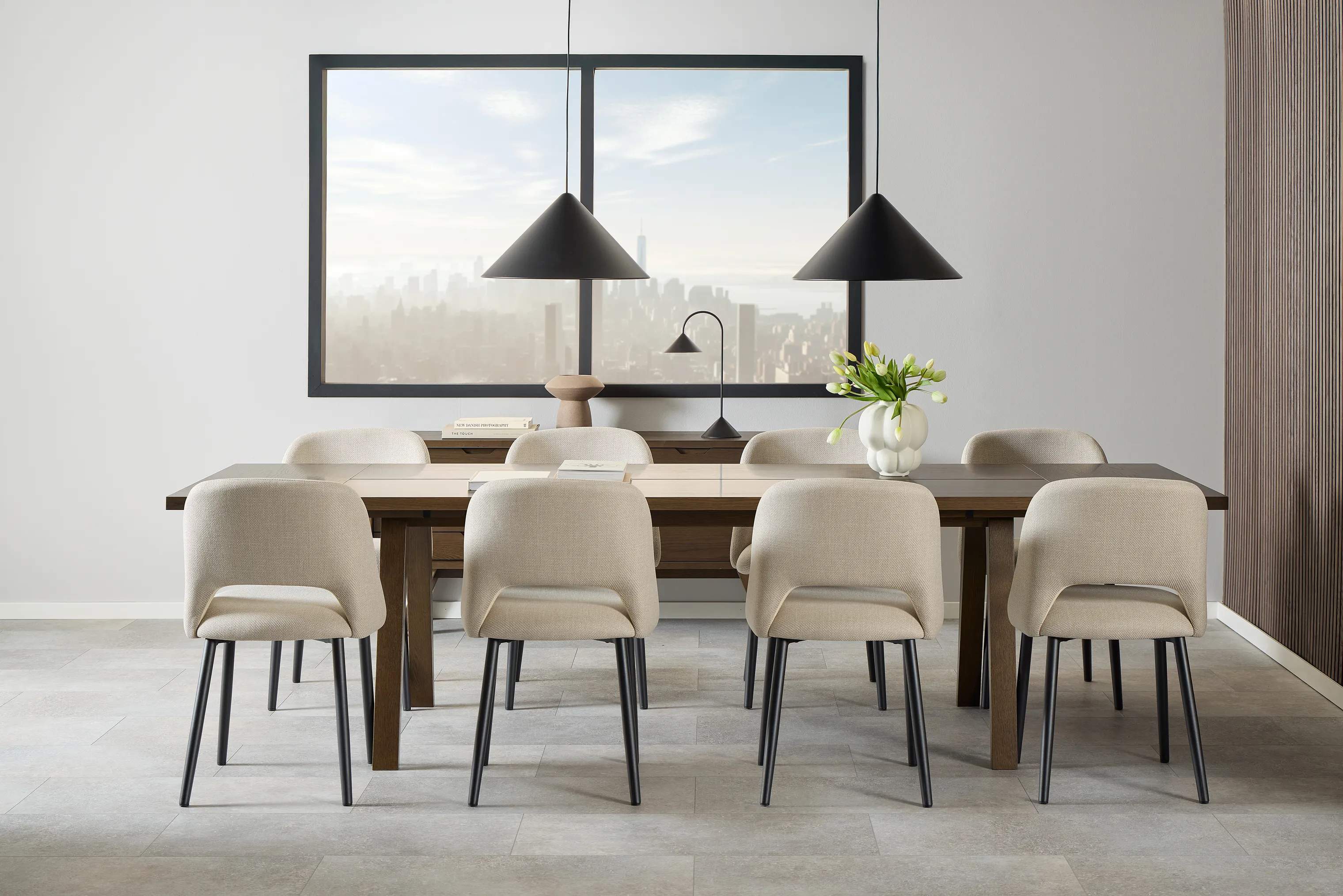 CASA Living Spiseborde A-Line Tillægsplade i Brun, B43 x L95 cm, 2