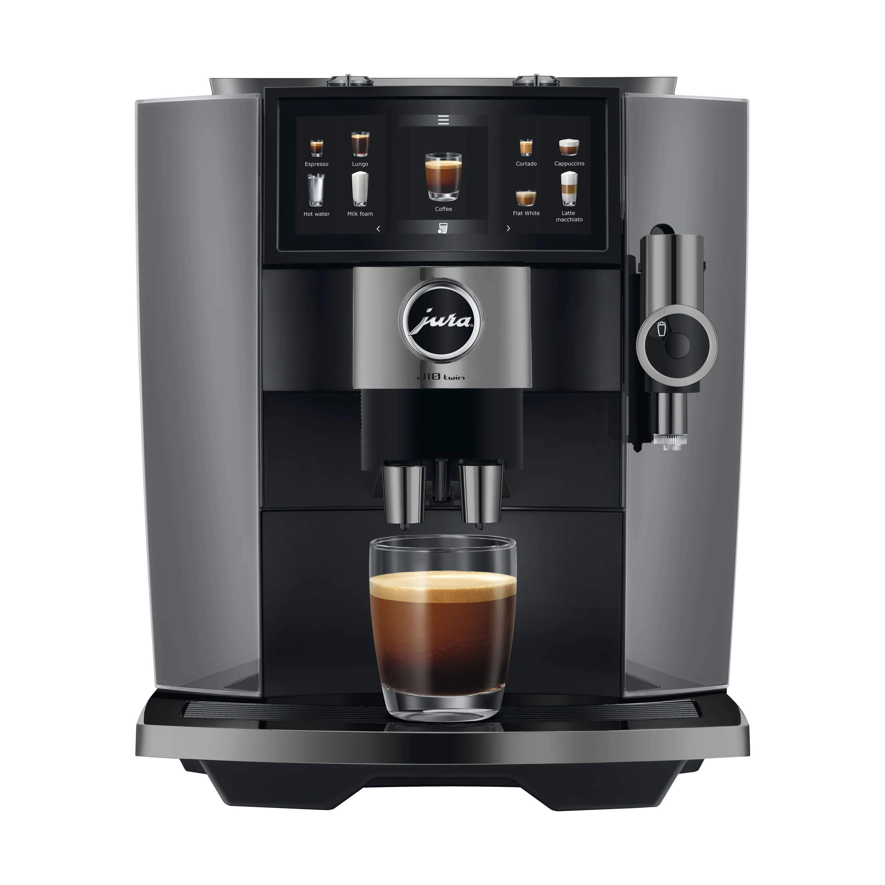 JURA Espressomaskiner J10 Twin (EA) J10 Twin EA Espressomaskine i Diamond Onyx, 1