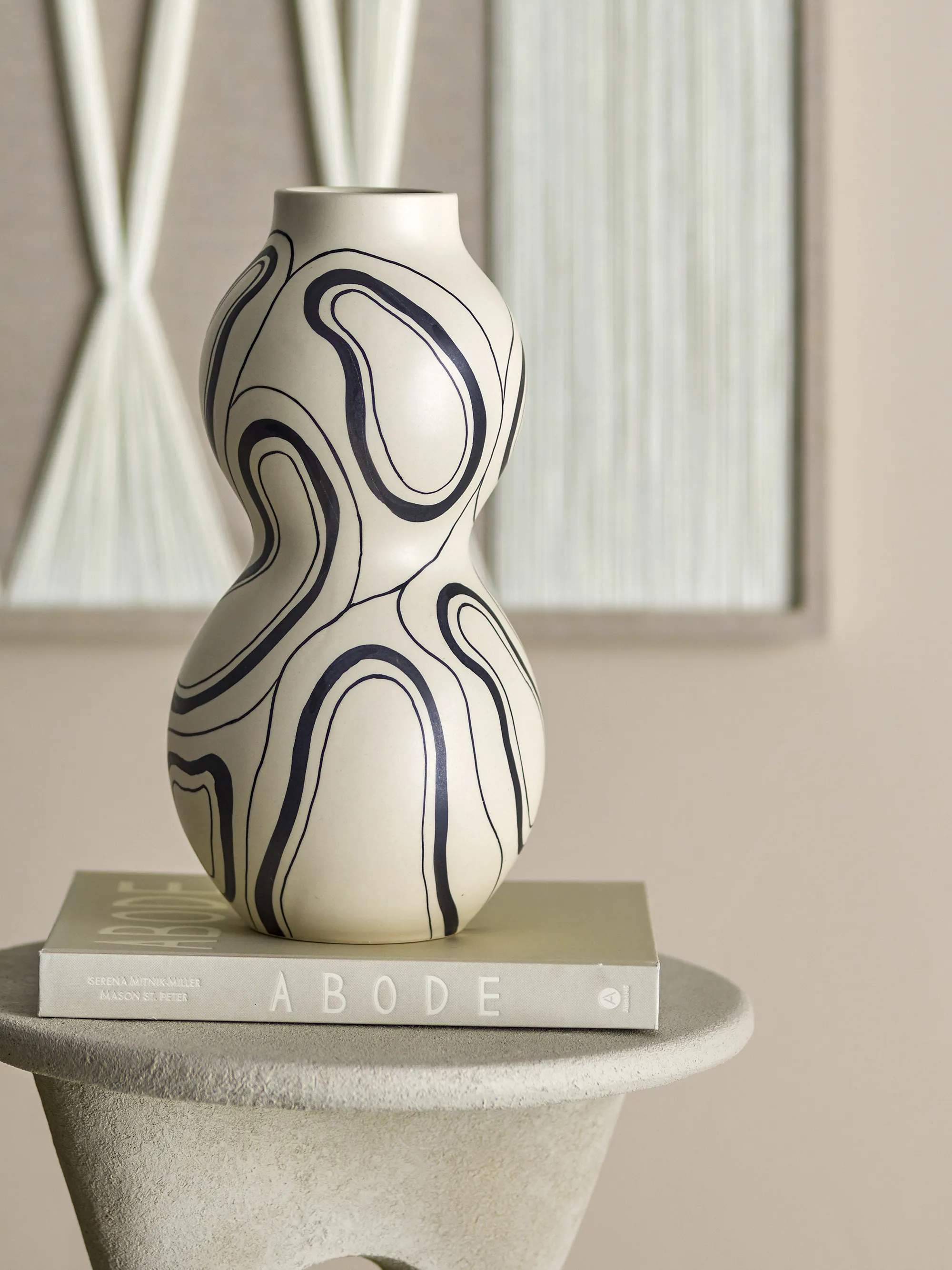 Bloomingville Vaser Nicola Vase i Sort, 2
