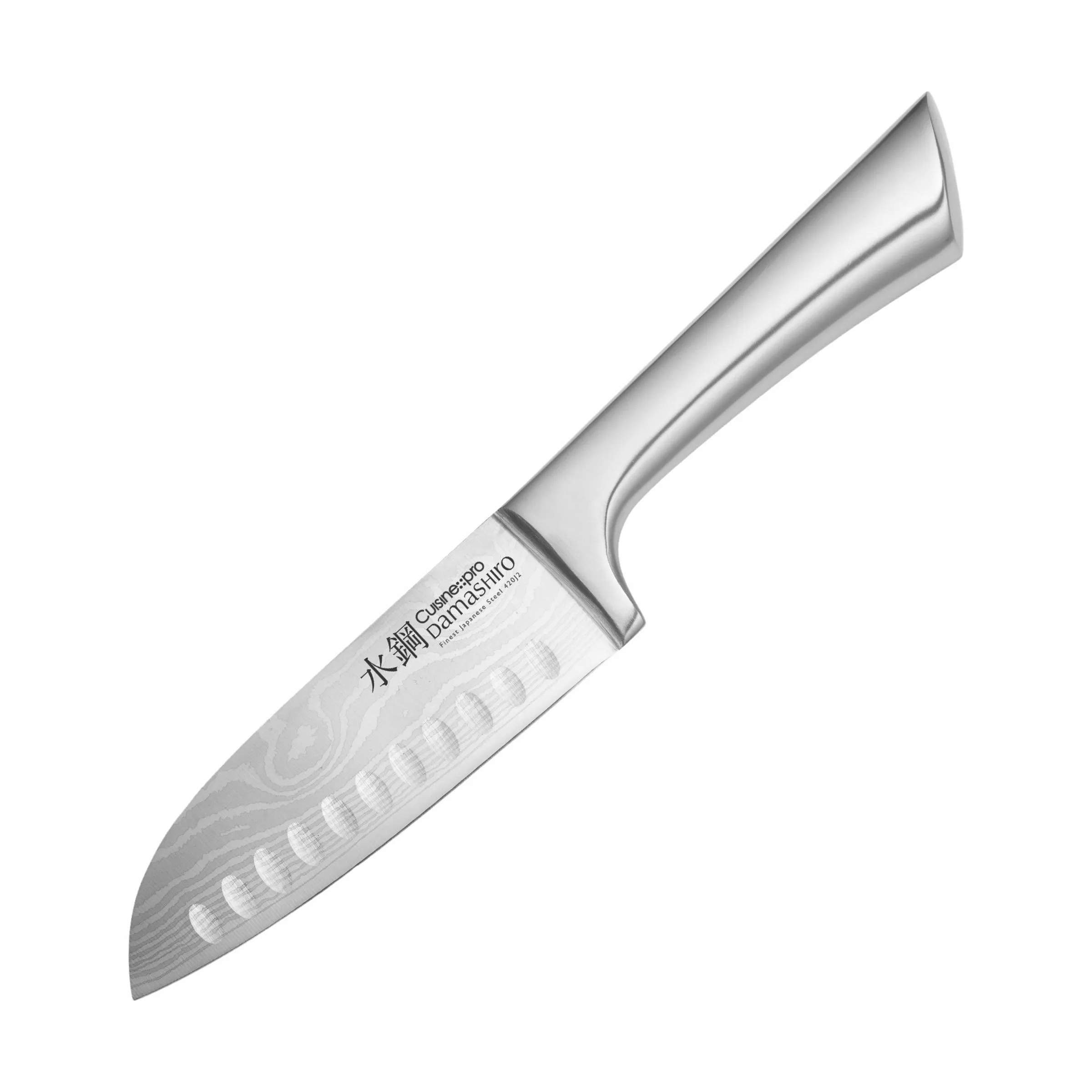 Damashiro® Santokukniv, sølvfarvet, large