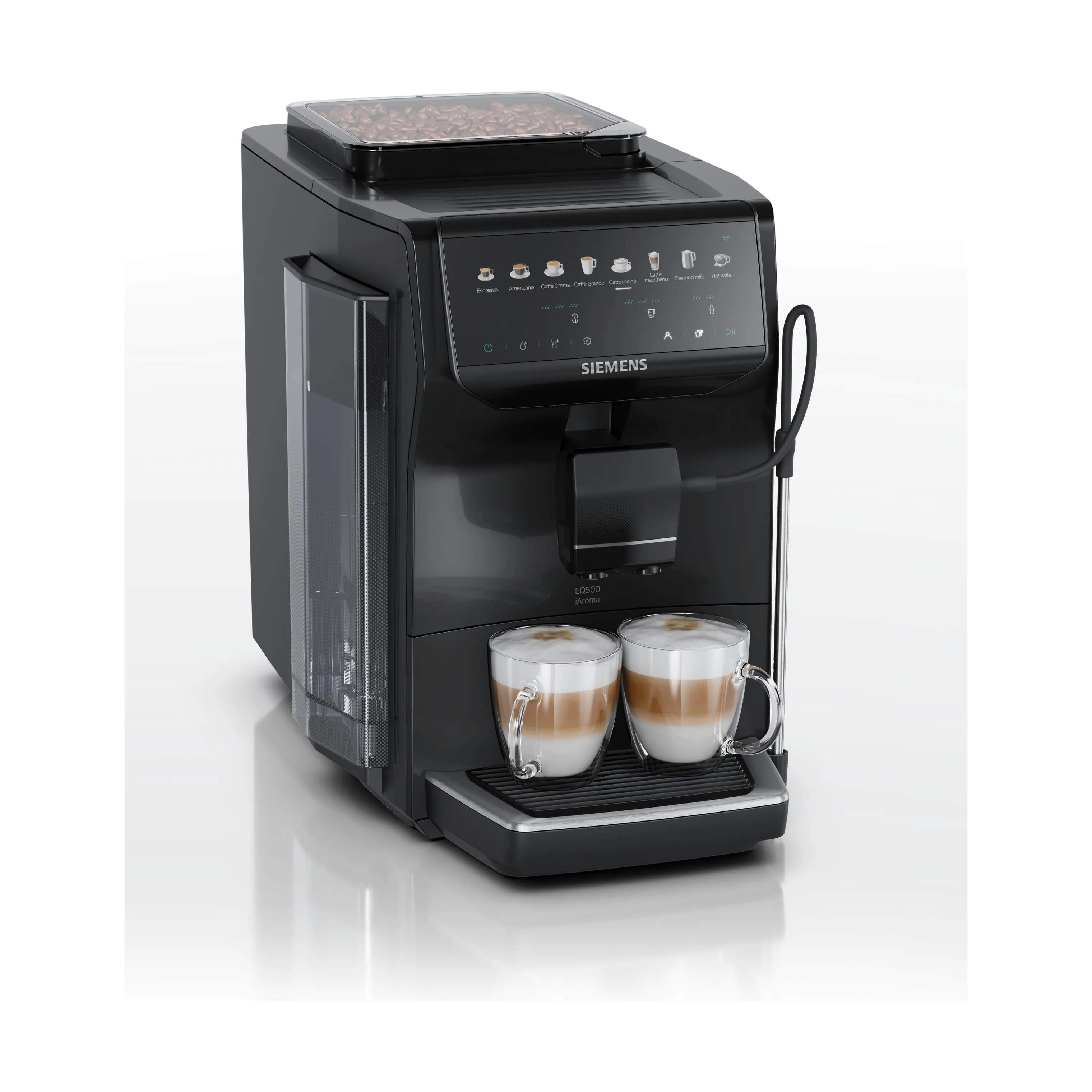 Siemens Espressomaskiner EQ500 iAroma Espressomaskine TP553E19 i Sort, 1