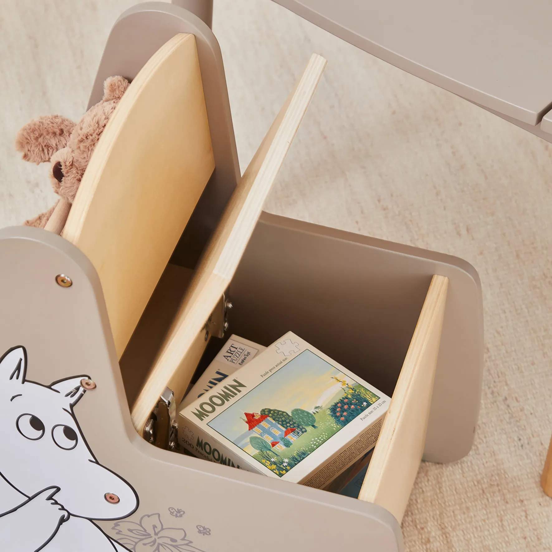 Barbo Toys Til børneværelset Mumi Stol i Natur, 3