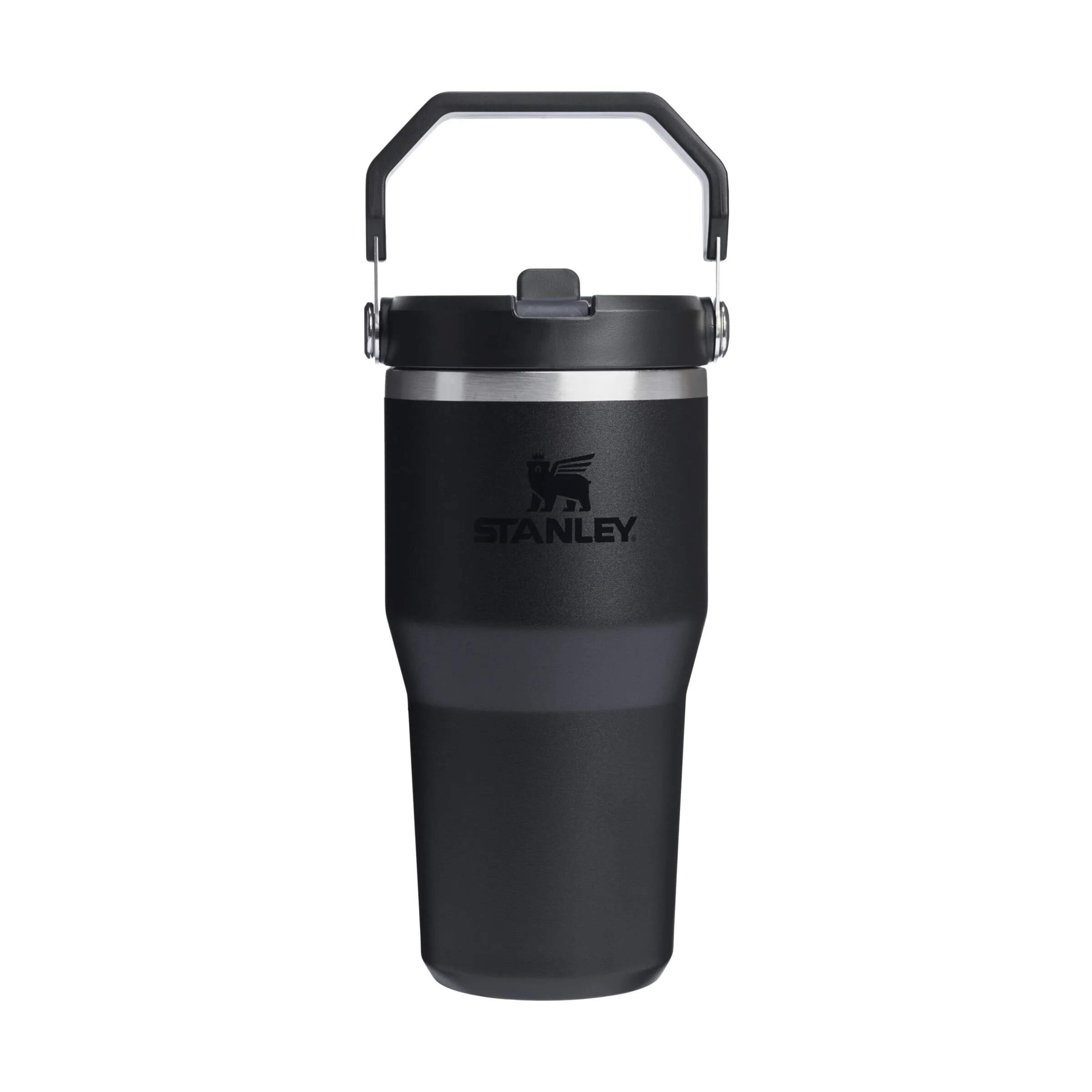 Stanley To go kopper The IceFlow Flip Straw i Black, 0.6 L, 1
