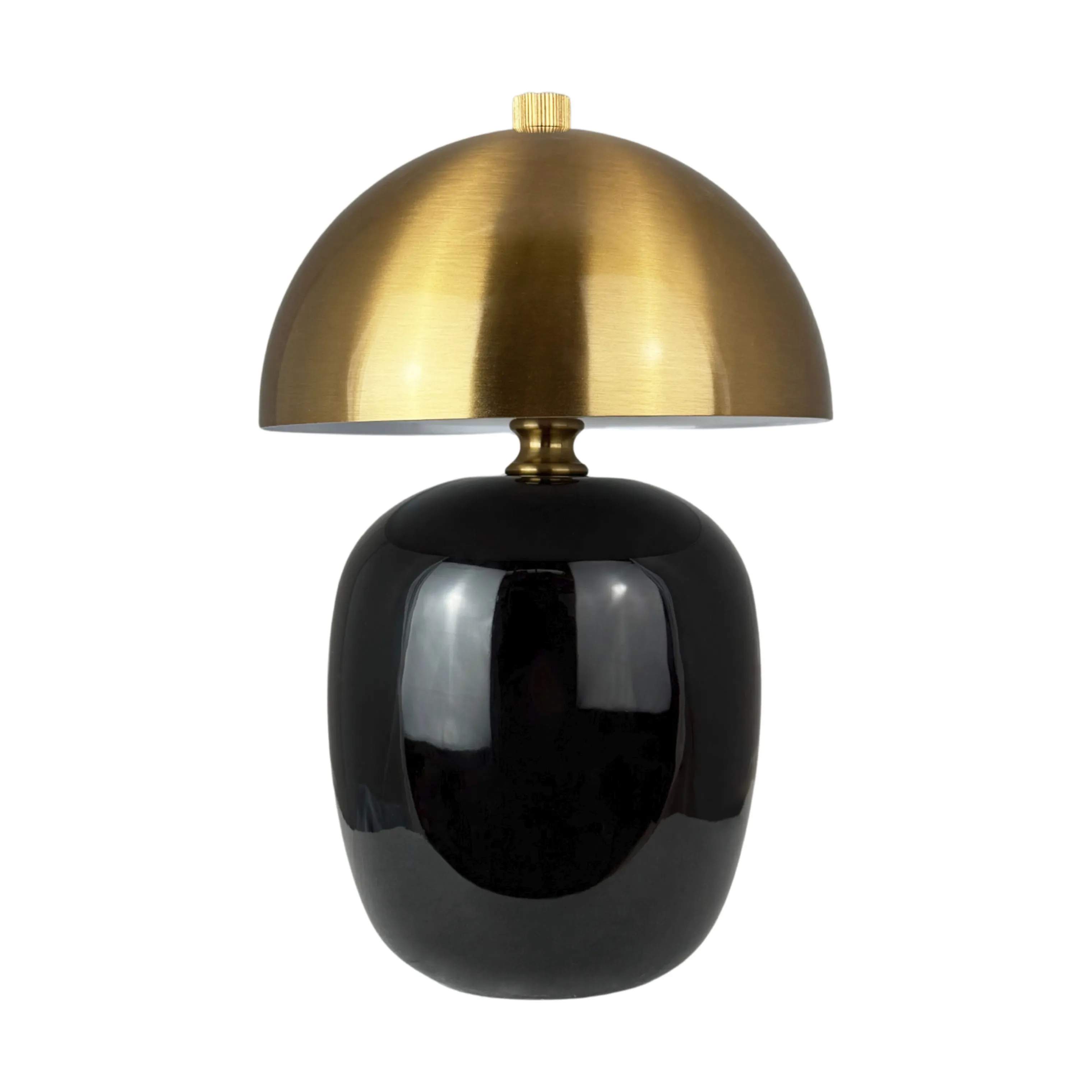 Dyberg Larsen Bordlamper Manhatten Bordlampe i Sort/ Messing, 1