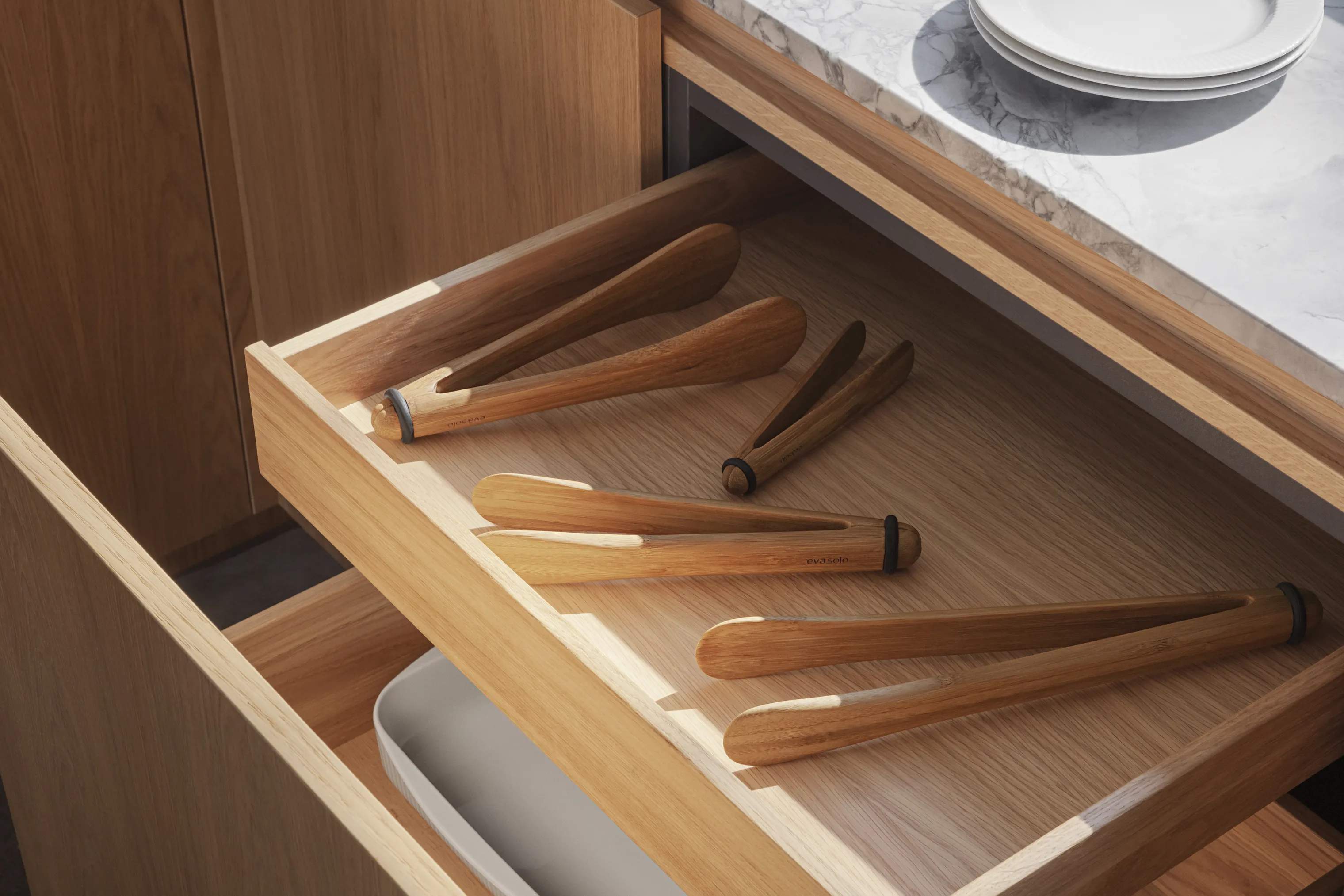 Eva Solo Køkkentænger Nordic Kitchen Serveringstang i Bamboo, 24,5 cm, 2