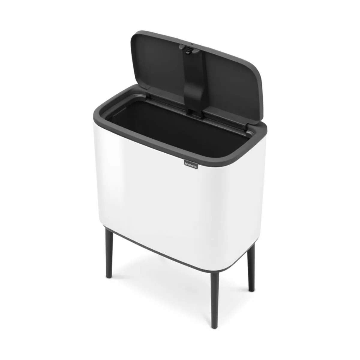 Brabantia Spande uden pedal Bo Touch Affaldsspand i Hvid, 36 L, 3