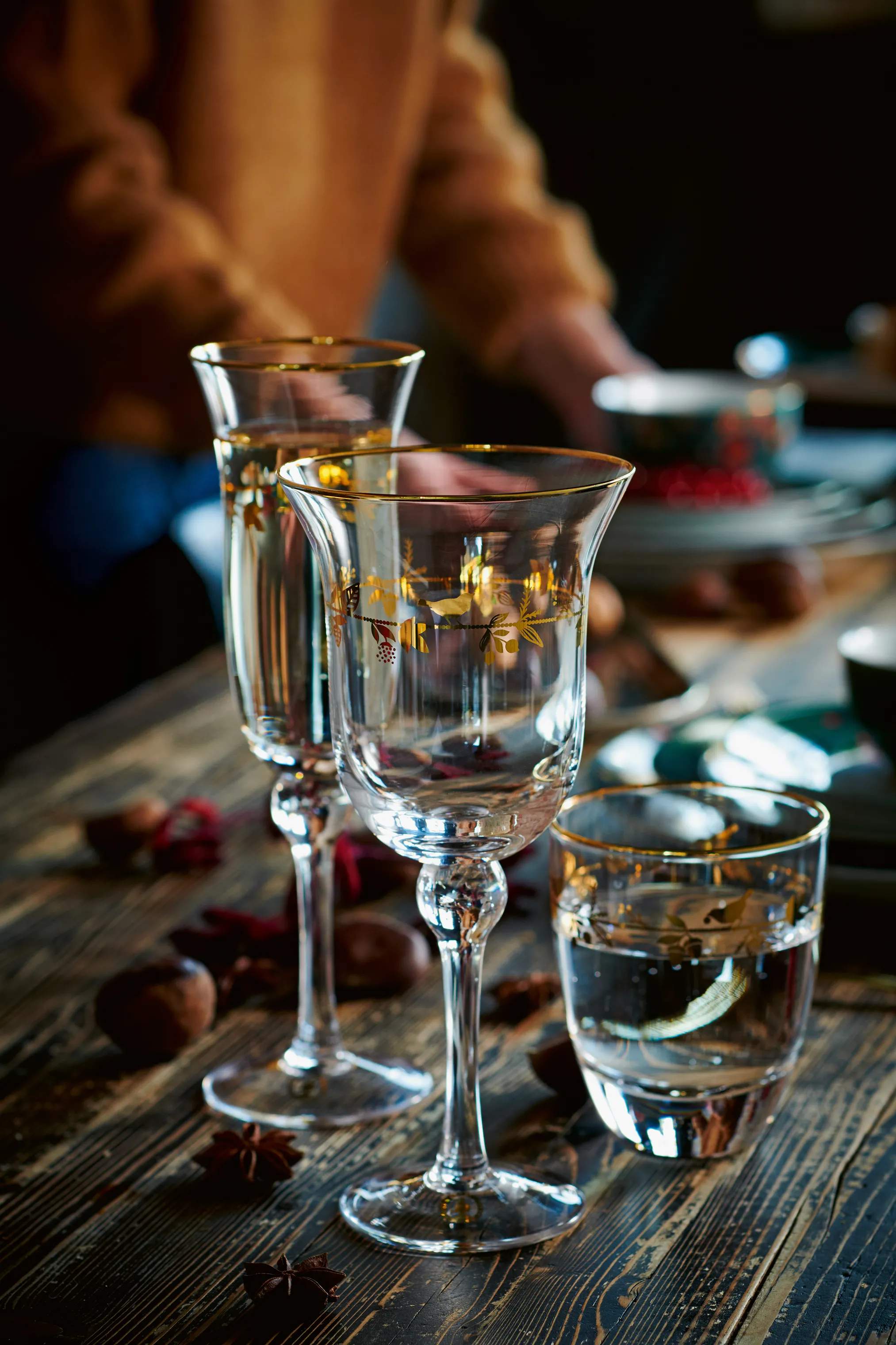 PIP Studio Hvidvinsglas Winter Wonderland Vinglas i Gold, 2