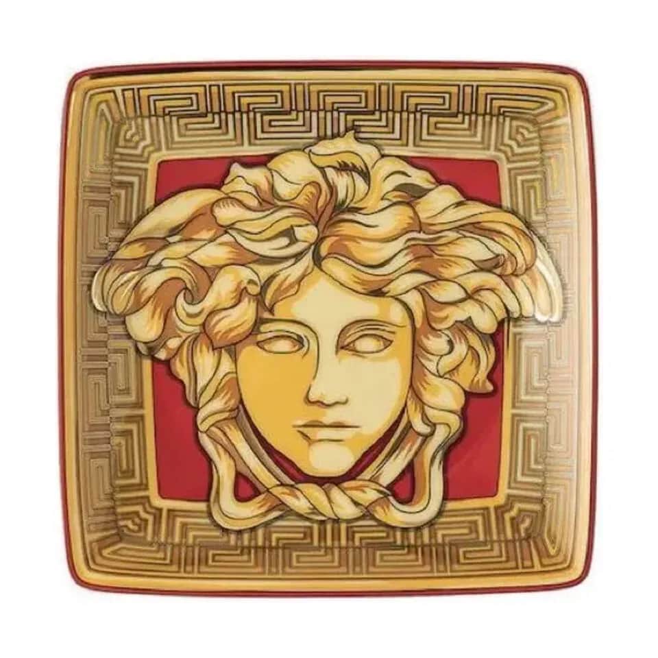 Versace Skåle Medusa Skål i Hvid/Guld, 1