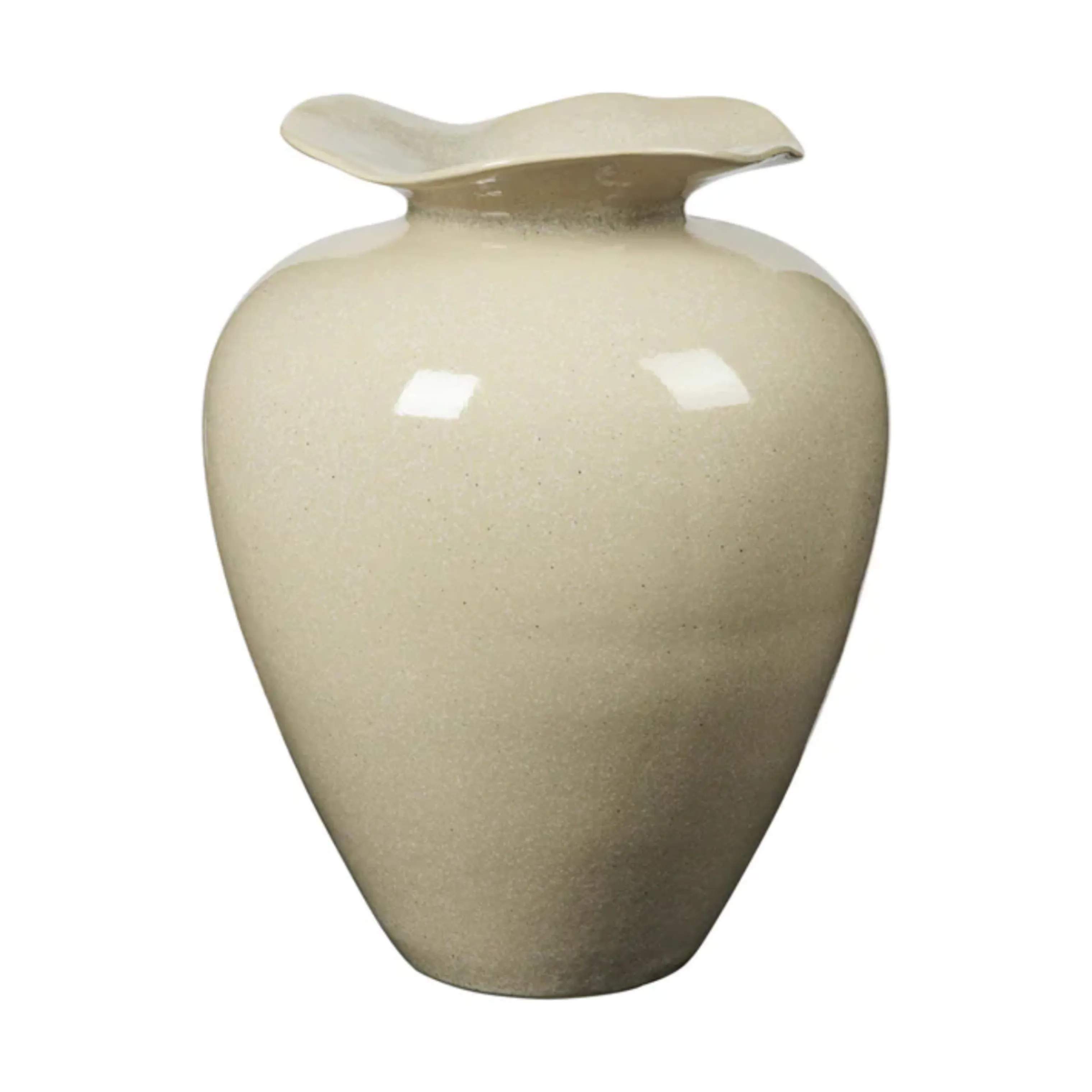 Broste Copenhagen Vaser Florentina Vase i Beige, H44 x Ø33 cm, 1
