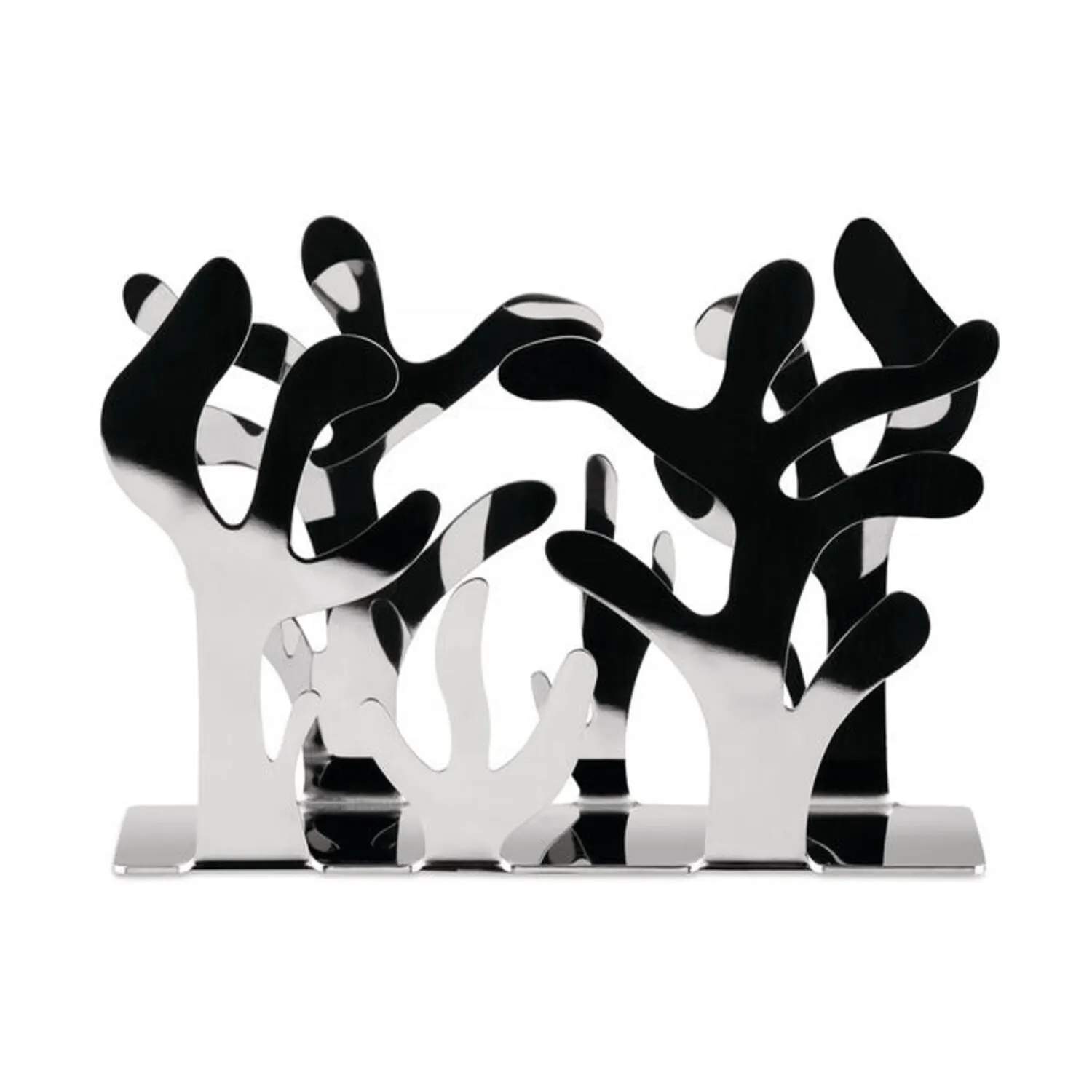 Alessi Servietringe og -holdere Mediterraneo Servietholder i stål, 1