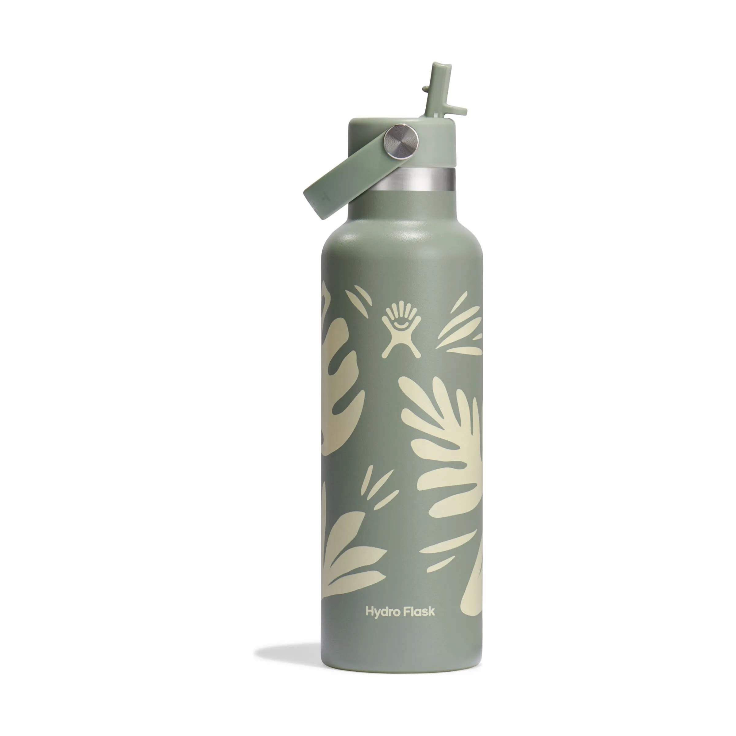 Hydro Flask Termoflasker Standard Flex Straw Termodrikkedunk i Grøn / Stål, 2