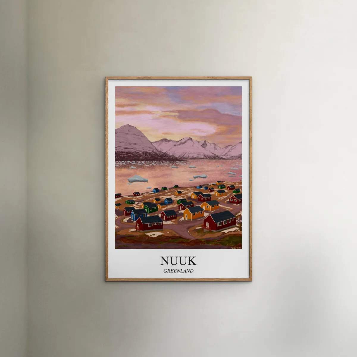 Poster&Frame Plakater Plakat - Nuuk i B50 x L70 cm, 2
