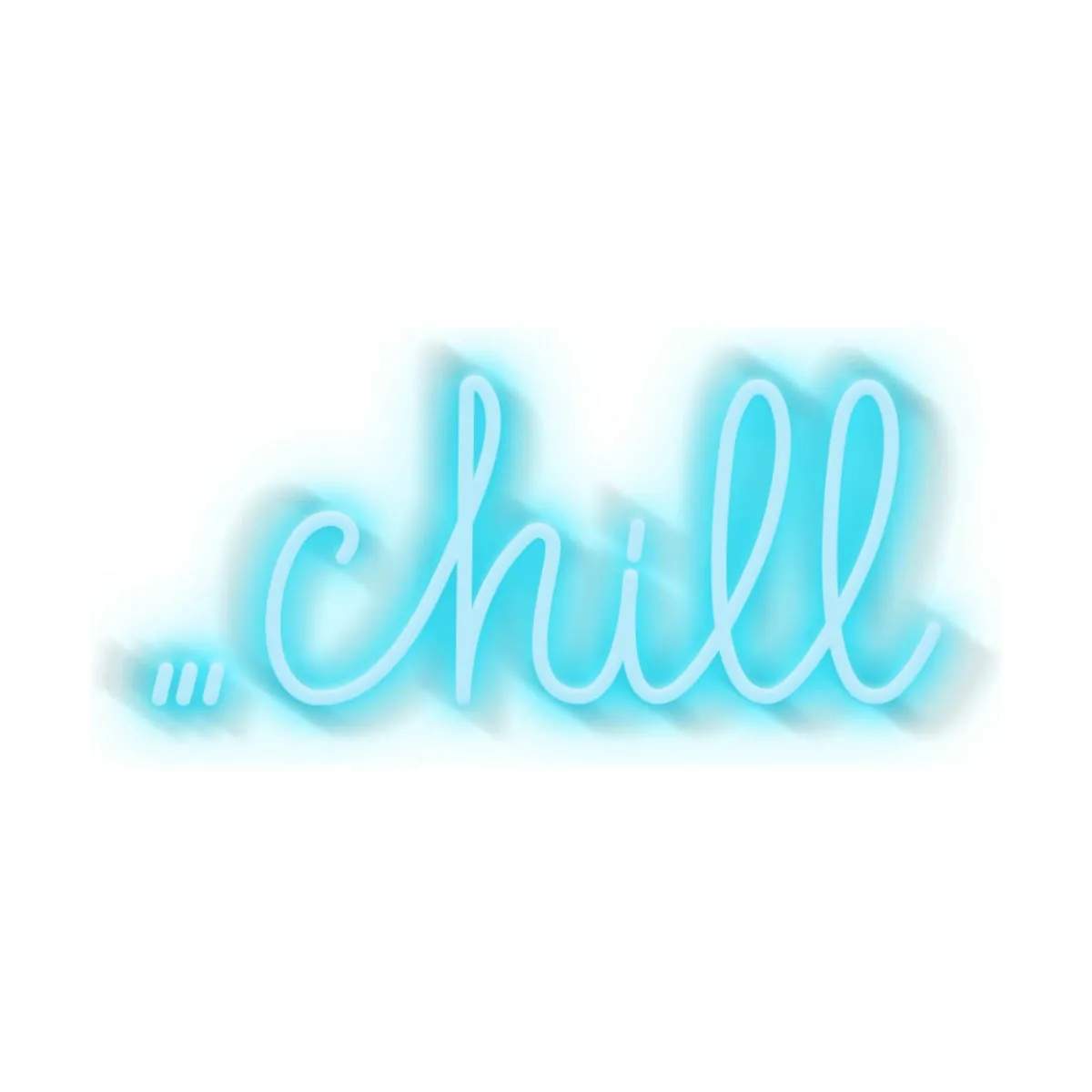 Neon LED Lampe - Chill, chill, large