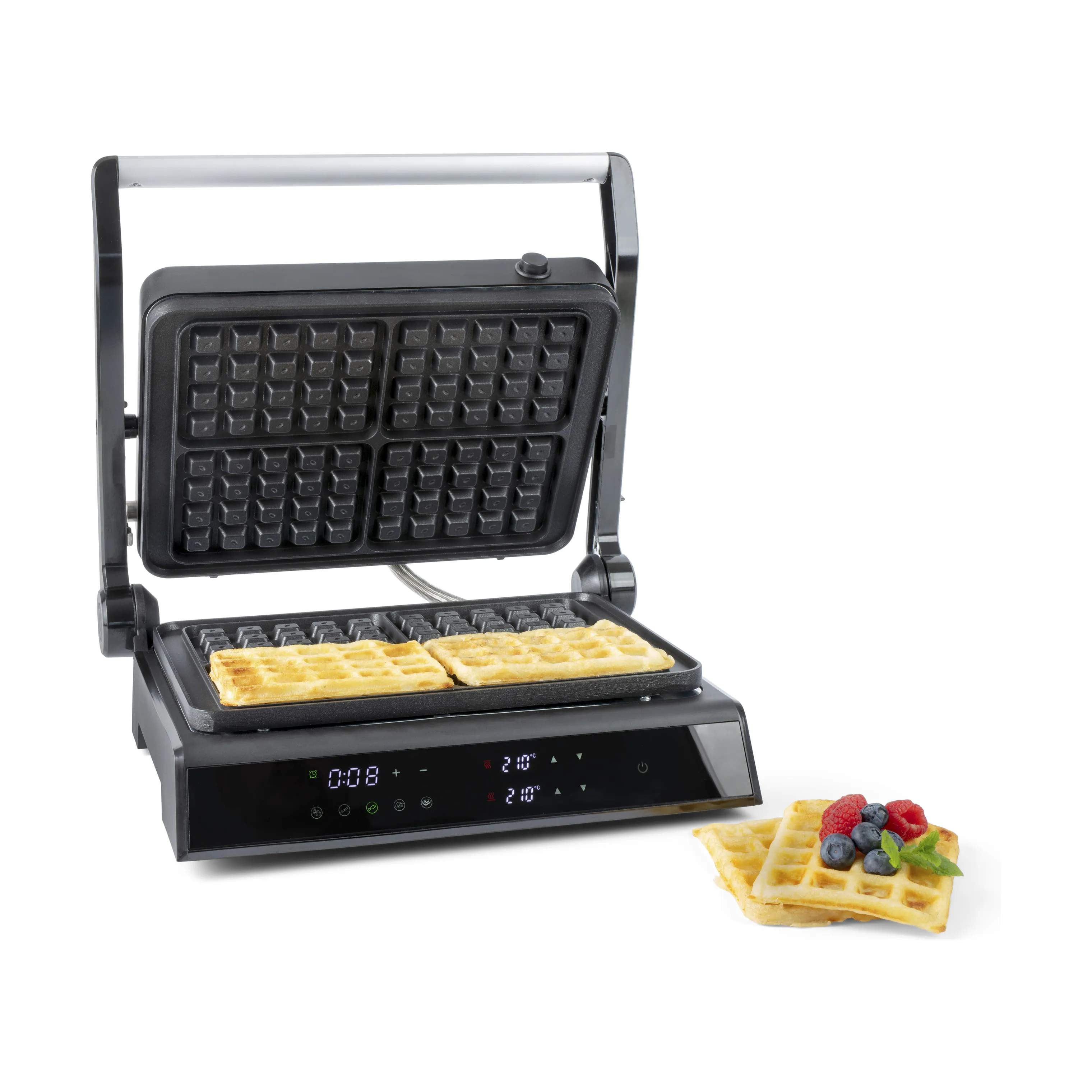 Cook & Baker Bordgrill Vaffelplader i sort, 5