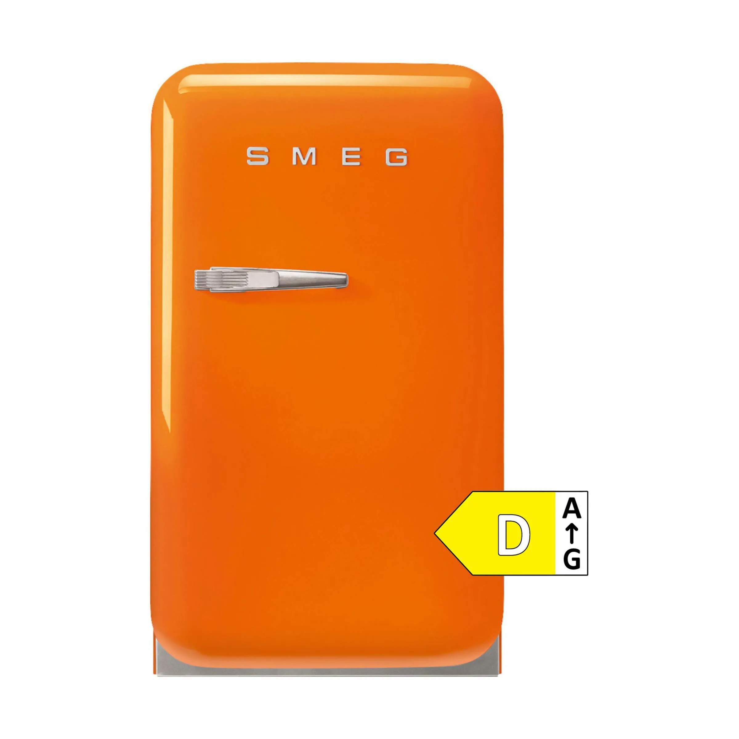 50's Style Minikøleskab, orange, large