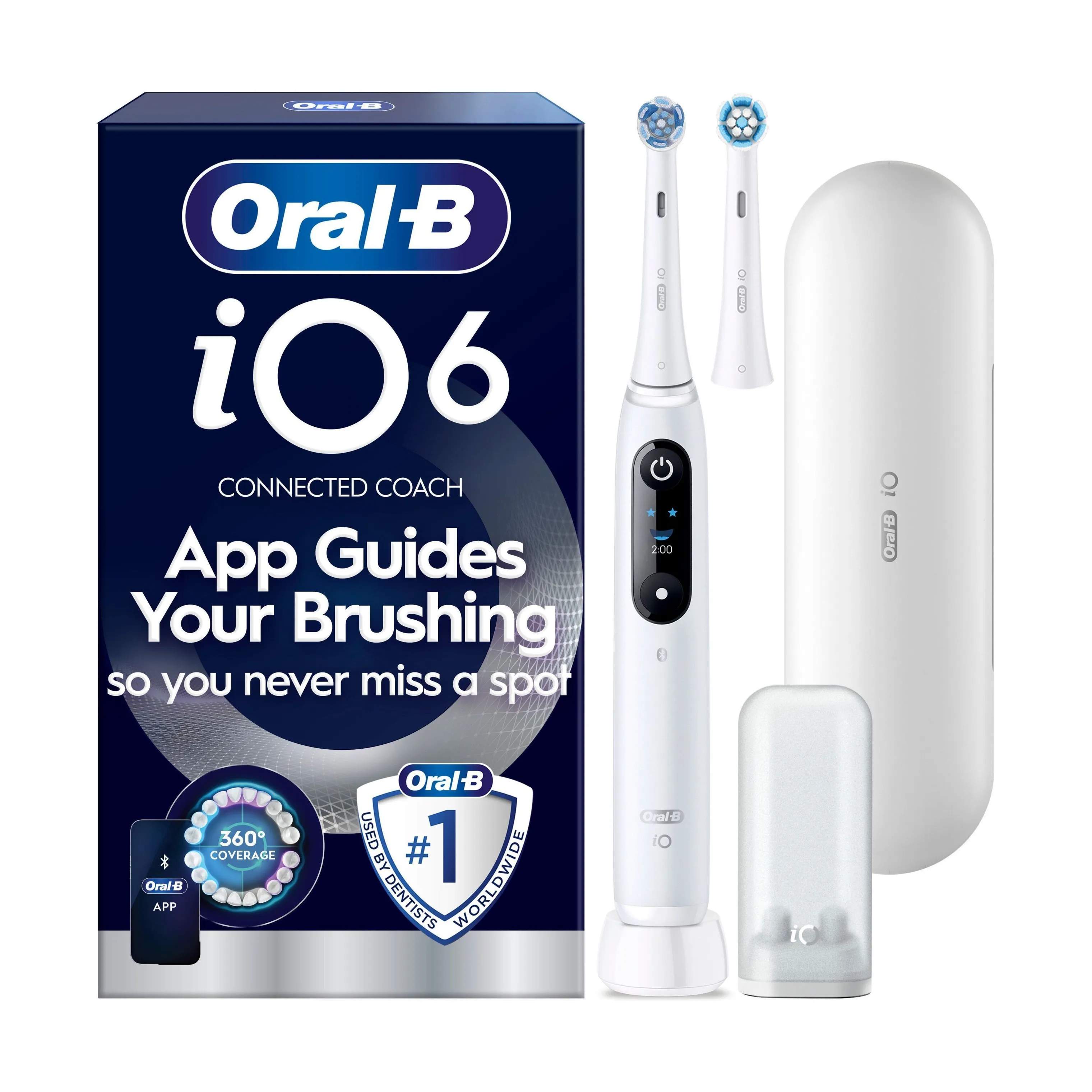 Oral-B Eltandbørster iO6S iO6 Elektrisk Tandbørste i Hvid sand, 1