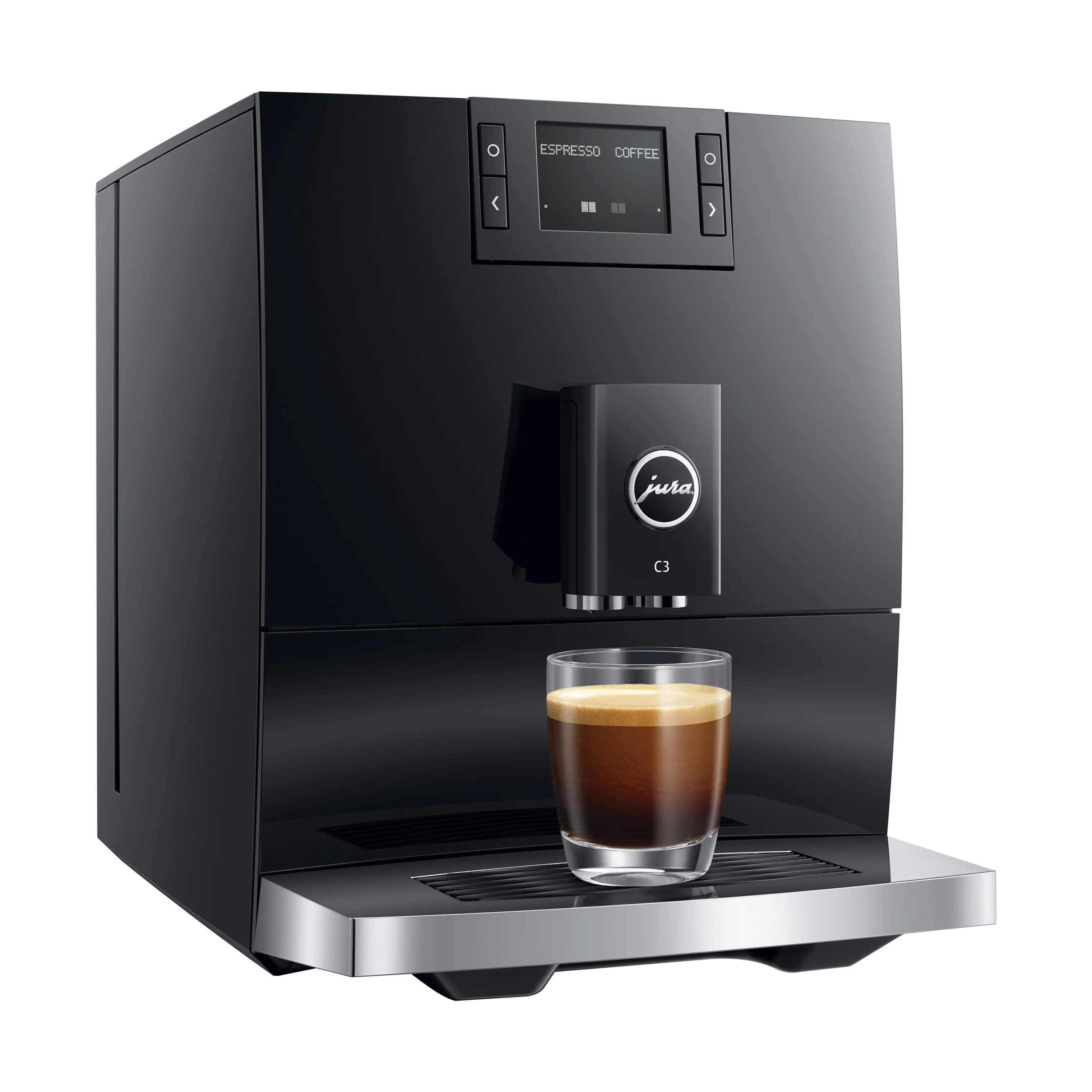 JURA Espressomaskiner C3 (EA) Espressomaskine i Sort Diamond Black, 2