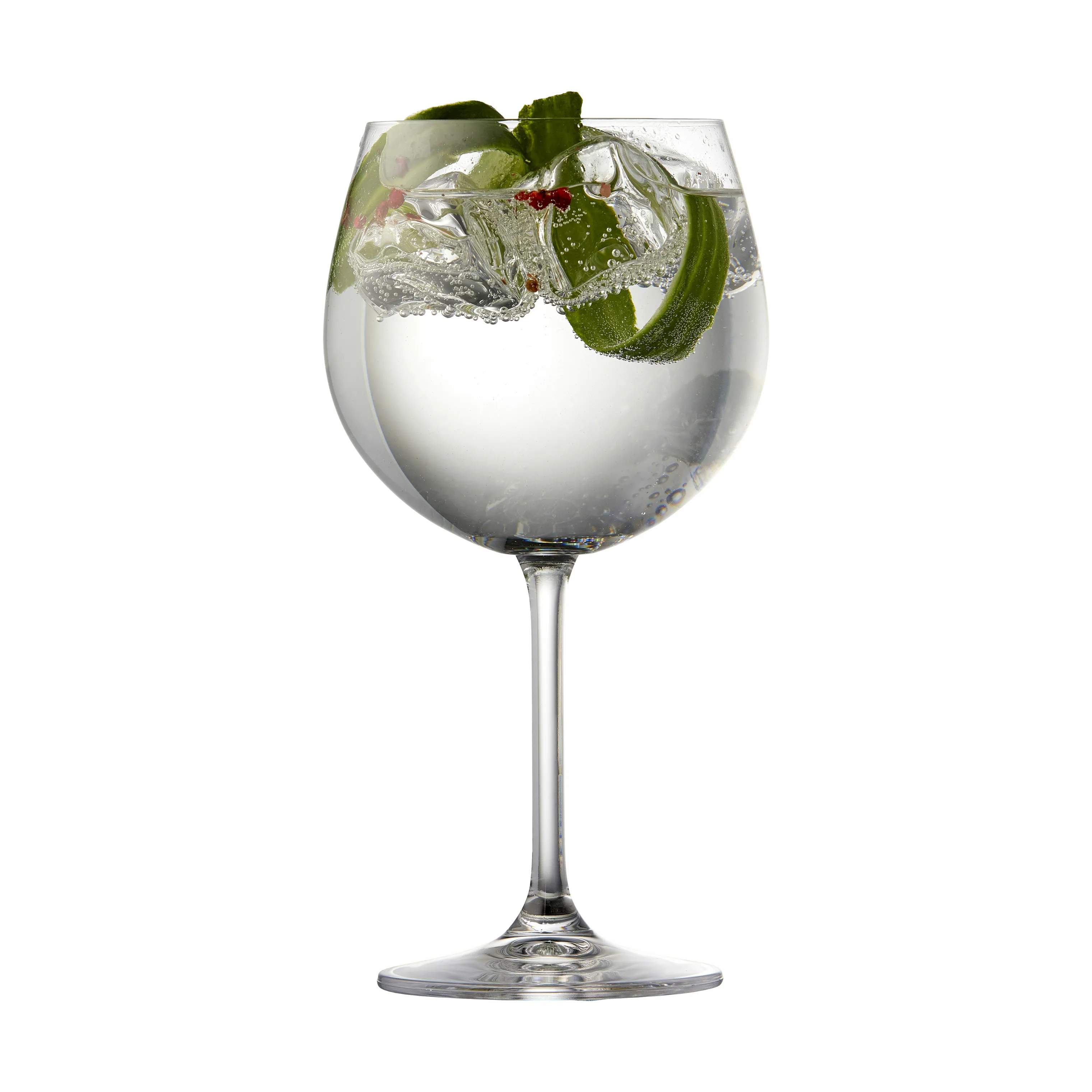 Lyngby Glas Ginglas Juvel Gin & Tonic Glas - 4 stk. i Klar, 3